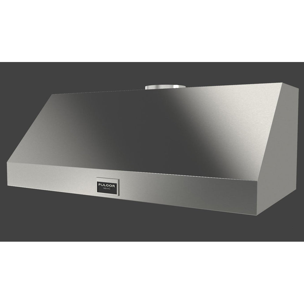Fulgor Milano 48 Inch 1000 CFM Professional Stainless Steel Under Cabinet Range Hood with Knob Control - Model F6PH48DS1 | Powerful Kitchen Ventilation for Cooking, Grilling & Frying