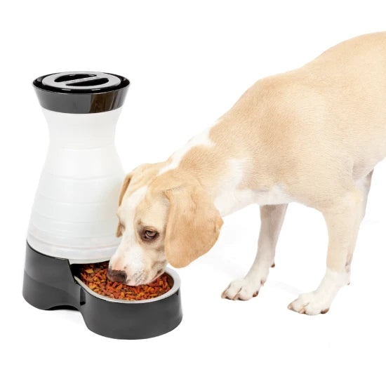 Automatic Pet Food Dispenser for Dogs and Cats - Healthy & Fresh Meals Anytime - Perfect for Home, Office, or Travel Use