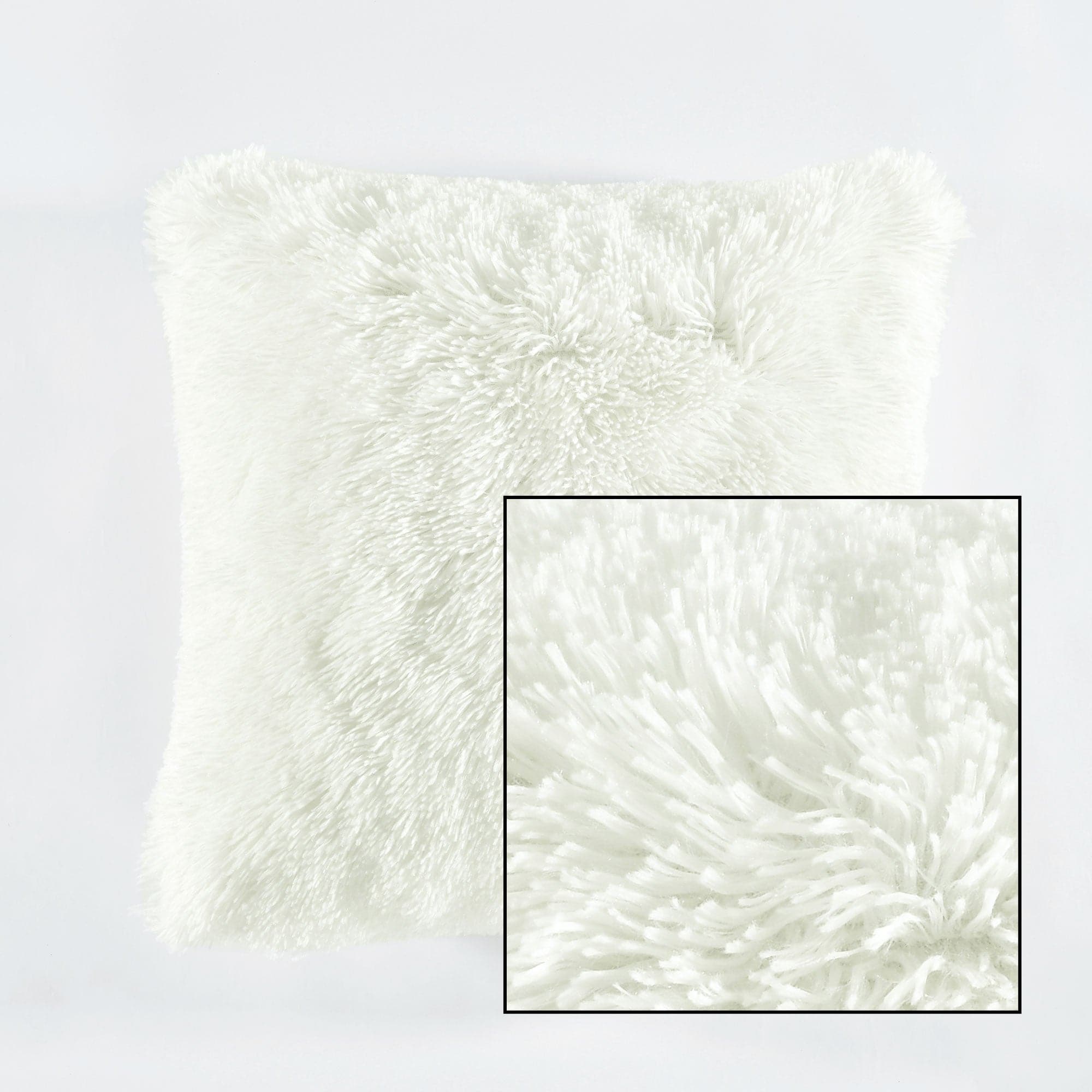 Emma Faux Fur Decorative Pillow Cover - Soft Luxury Throw Pillow Case for Couch, Bed & Home Decor - Perfect for Living Room, Bedroom & Cozy Winter Styling