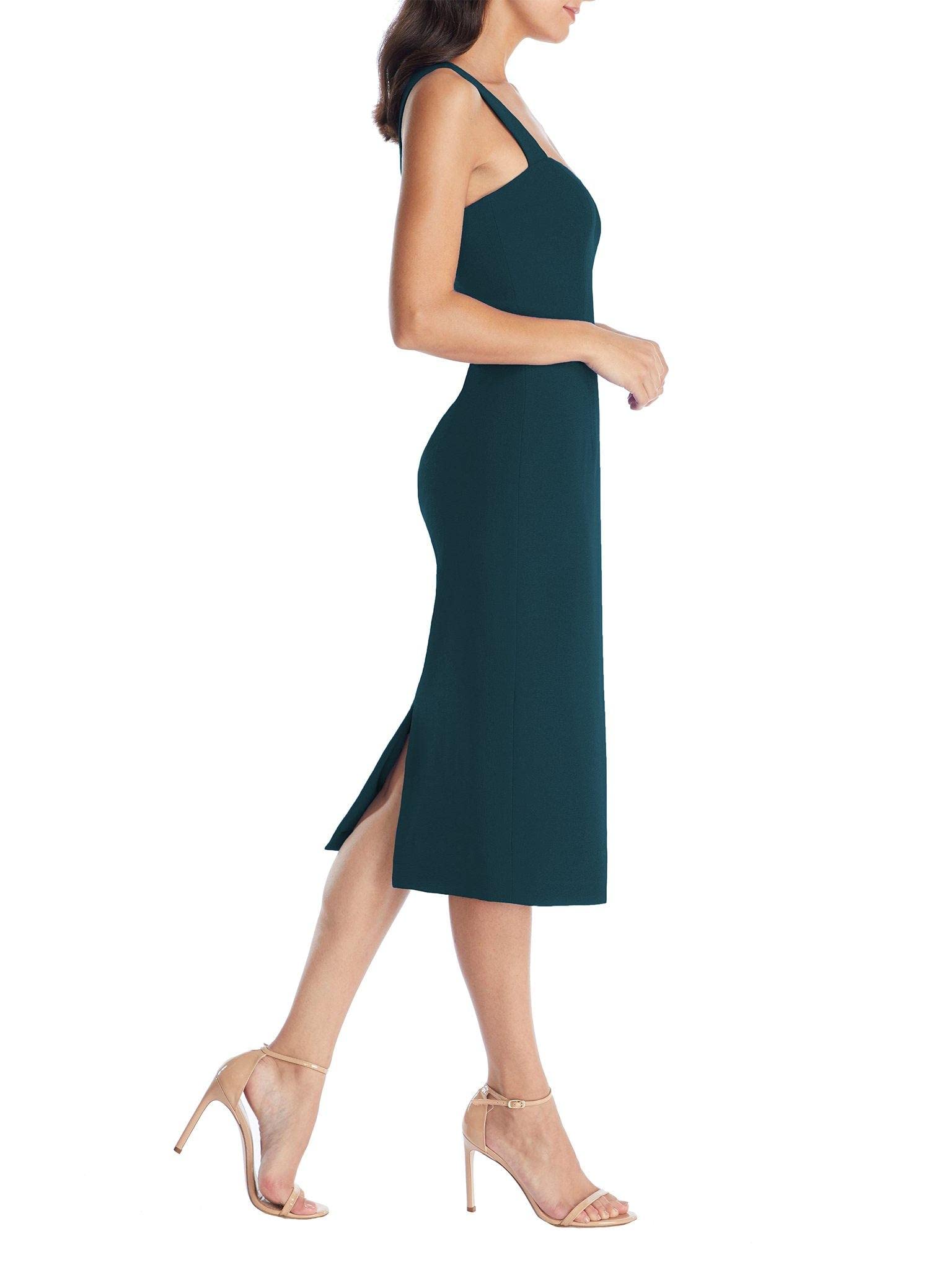 Dress the Population Women's Nicole Sweetheart Neck Bodycon Midi Dress - Elegant Party & Cocktail Dress for Weddings, Date Nights & Special Occasions