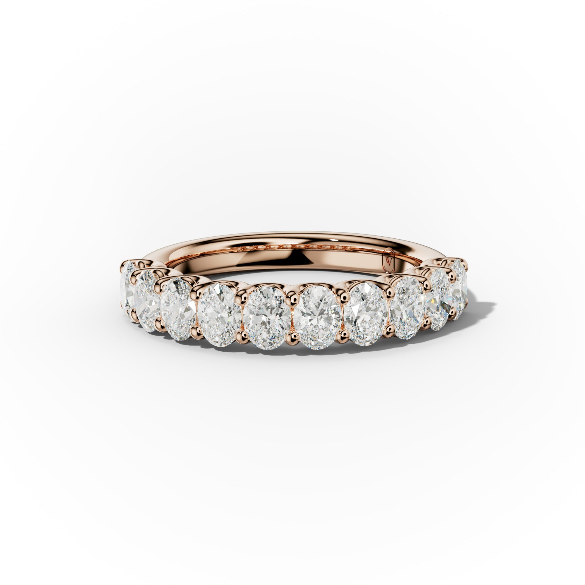 1.0 Carat Oval Cut Diamond Anniversary Band for Women - Elegant Wedding Ring, Engagement Jewelry Gift - Perfect for Anniversaries, Proposals & Special Occasions