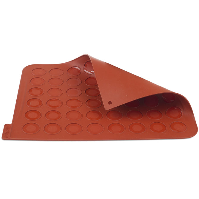 Non-Stick Silicone Macaron Baking Mat with 48 Cavities - Perfect for French Macarons, Cookies & Pastries - Ideal for Home Bakers & Professional Chefs