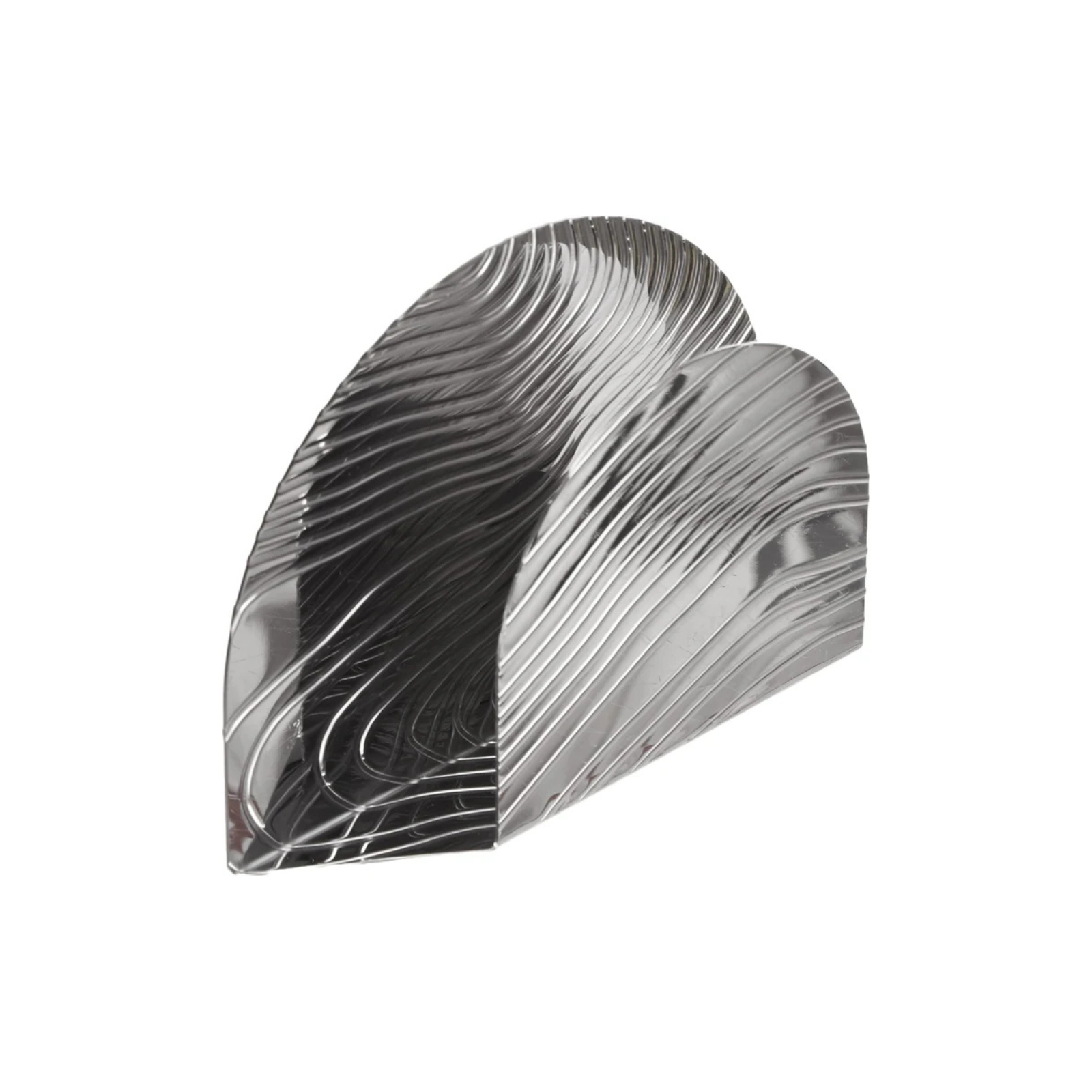 Alessi PU08 Veneer Stainless Steel Napkin Holder - 18/10 Stainless Steel with Elegant Relief Decoration - Super White - Perfect for Dining Table Decor, Kitchen Accessories & Wedding Table Settings