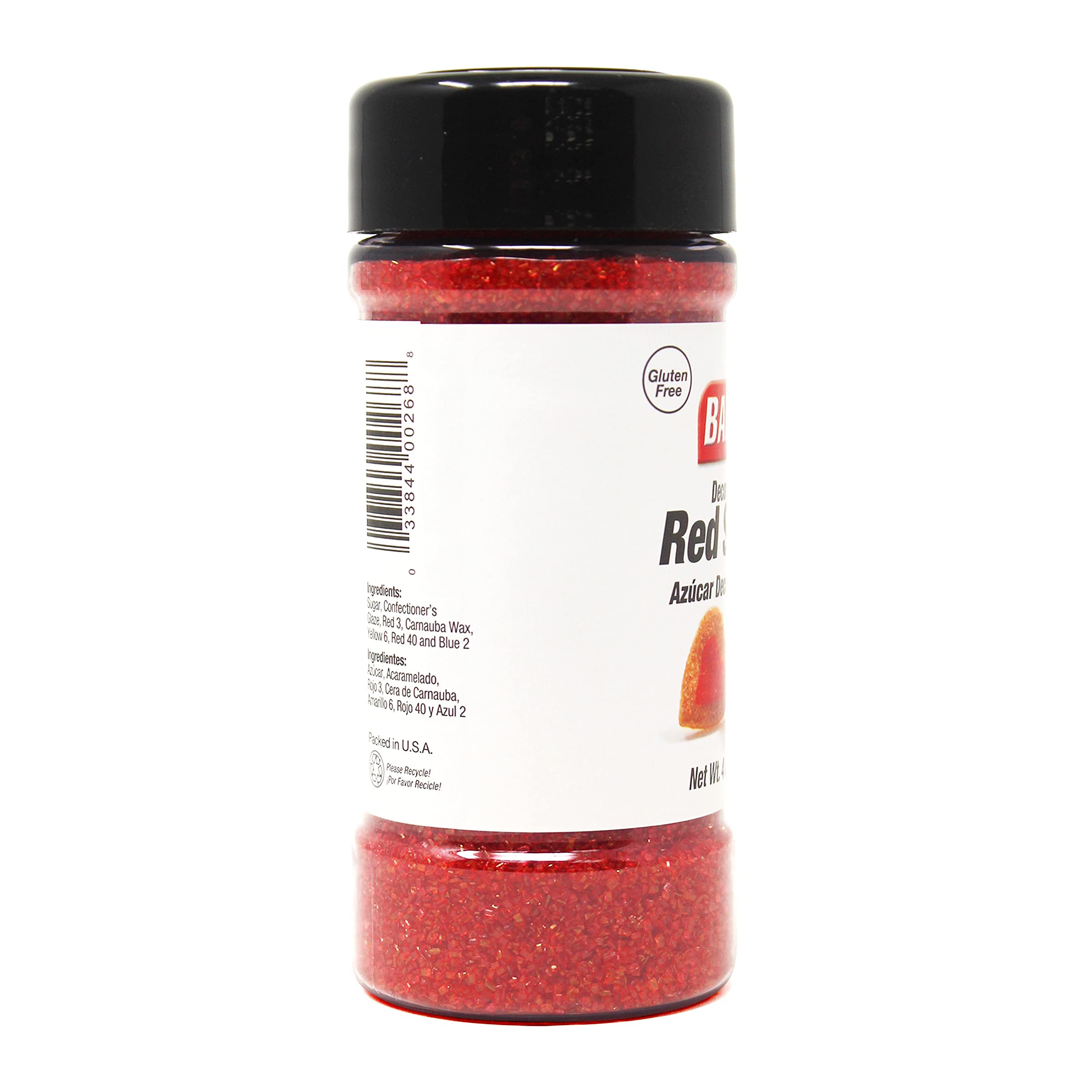 Badia Red Sugar, 4 Oz (Pack of 8) - Natural Unrefined Cane Sugar for Baking, Coffee & Cocktails - Perfect for Desserts, Drinks & Latin Recipes