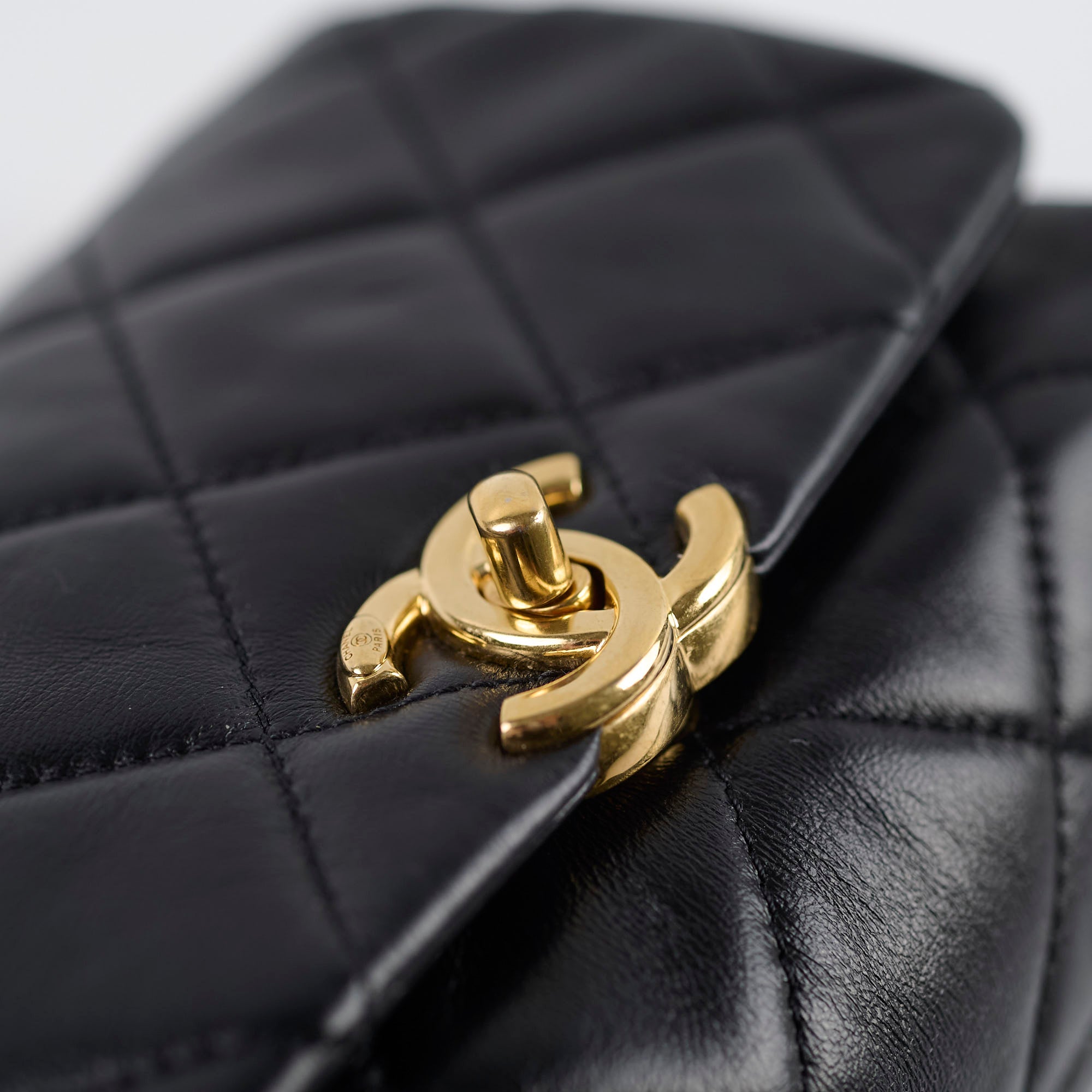 Chanel Mini Flap Bag with Top Handle Black 22A Microchipped - Luxury Crossbody Bag for Women | Perfect for Date Night, Parties & Special Occasions