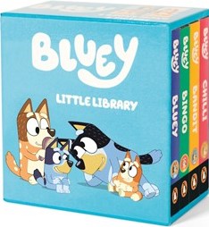 Bluey 4-Piece Little Library Board Book Set for Toddlers - Perfect for Early Learning, Storytime & Kids' Bedtime Reading