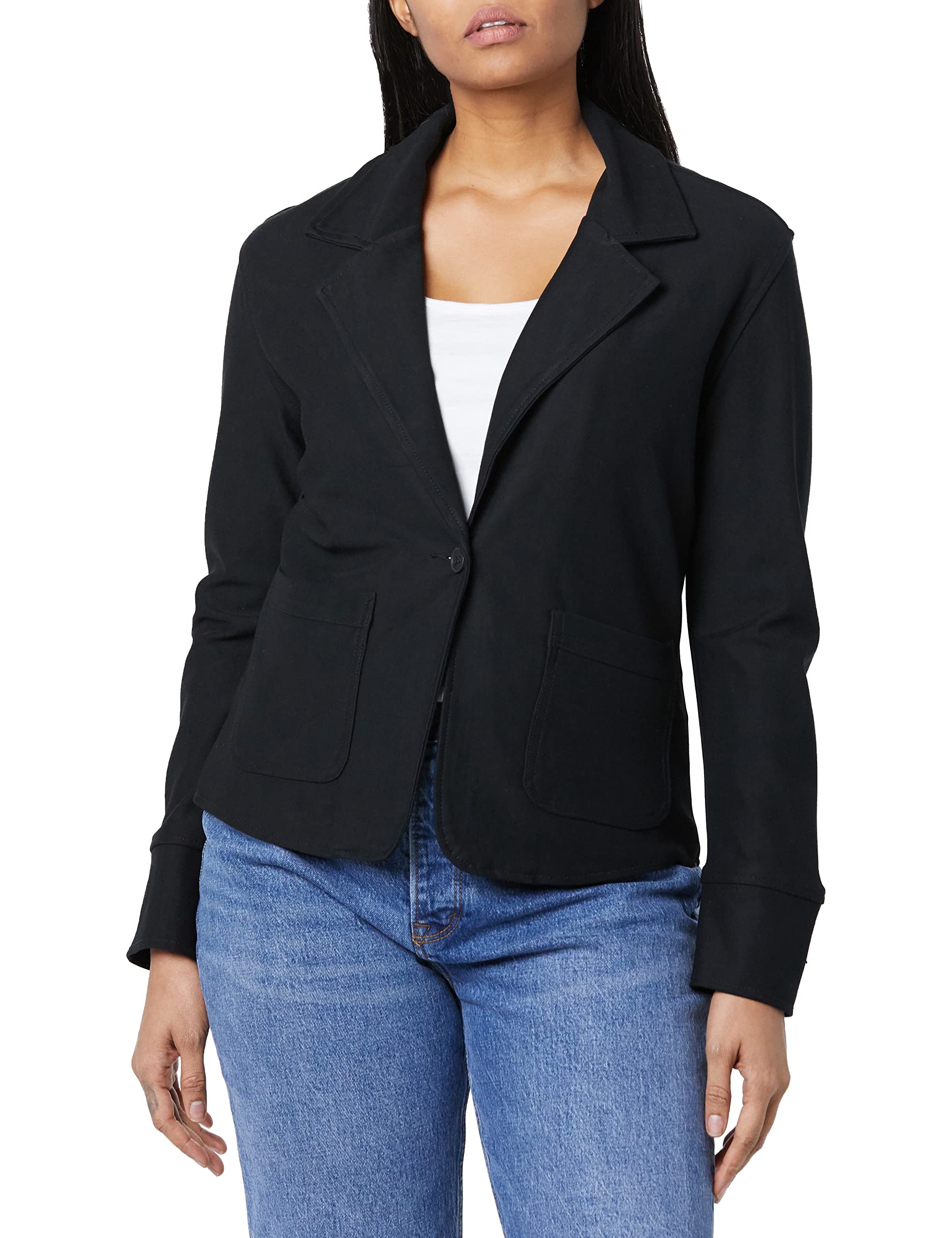 Lola Jeans Women's Knitted Blazer Jacket - Stretchy Casual Office Wear for Women | Perfect for Work, Date Night & Fall Layering