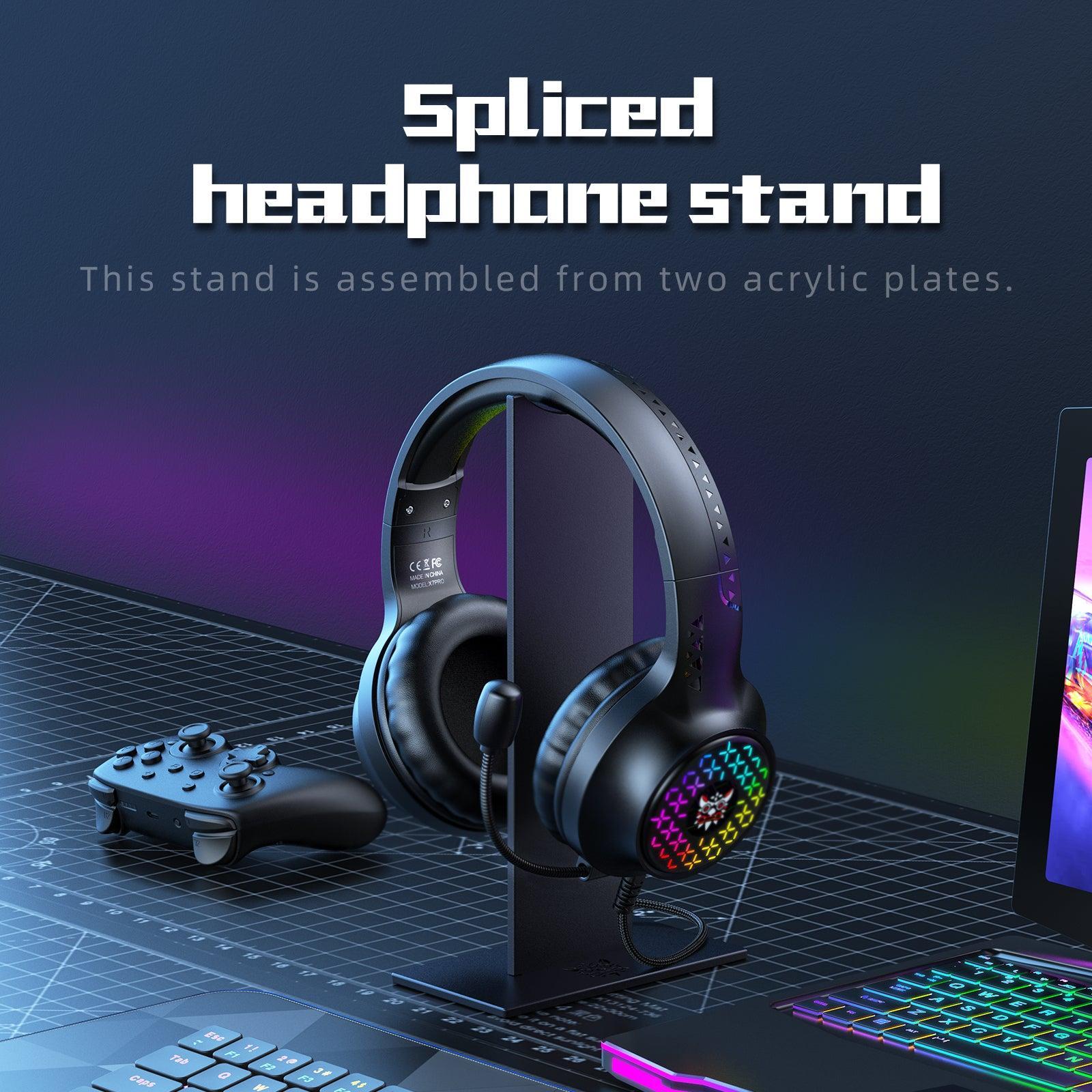 ONIKUMA TZ5006 5-in-1 Gaming Combo Set - RGB Gaming Mouse, Mechanical Keyboard, Noise-Cancelling Headset with Stand & Large Mousepad | Perfect for PC & Console Gaming Setup