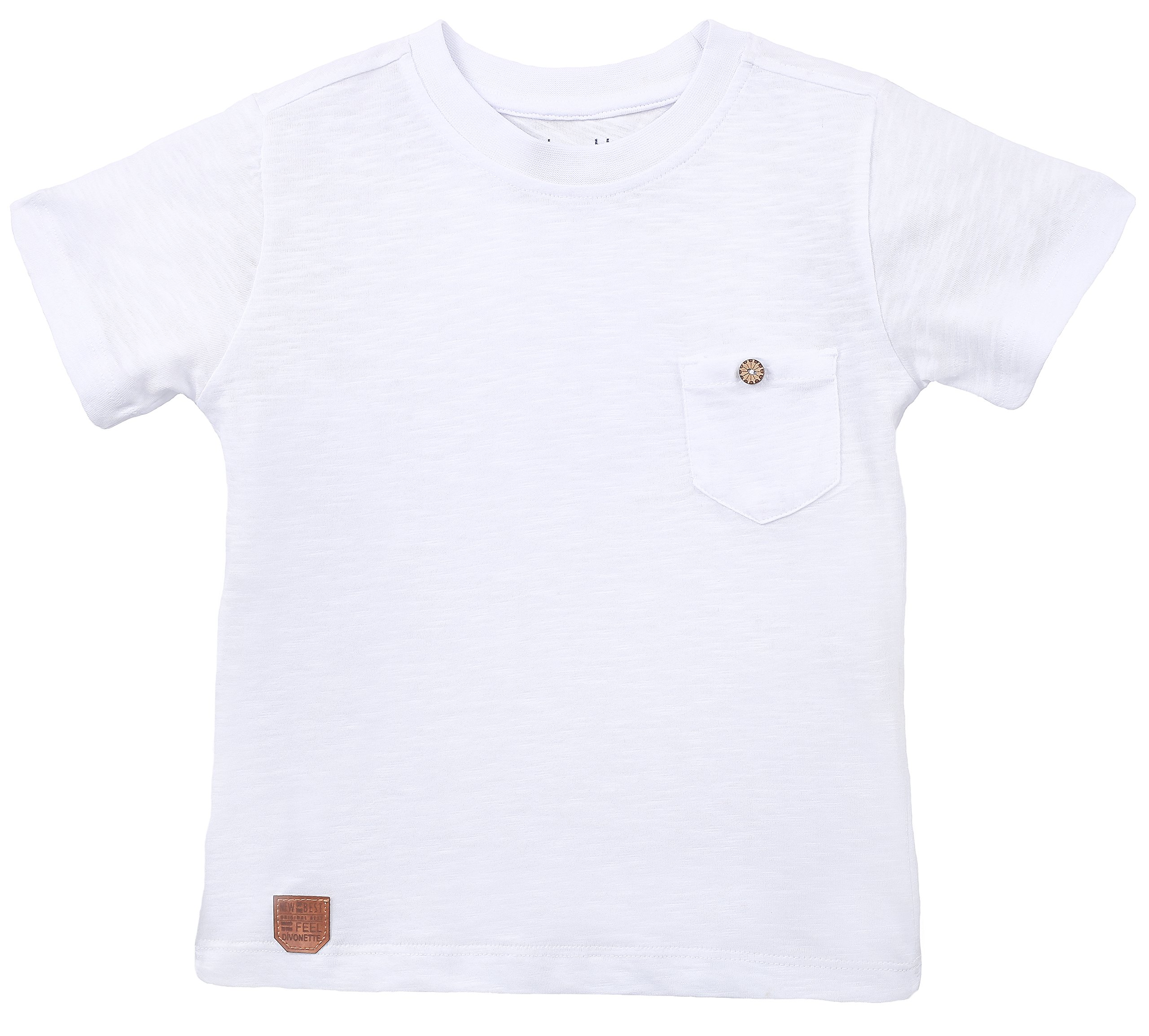 Lilax Boys' Short Sleeve 100% Cotton Crew Neck T-Shirt - Comfortable Casual Tee for Everyday Wear, School, and Play