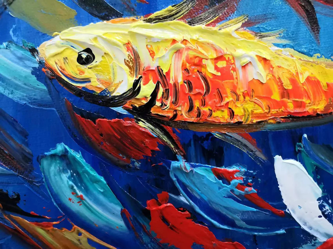 Animal Art Painting #AP137 - Handmade Canvas Wall Decor for Living Room, Bedroom & Office | Wildlife & Nature Inspired Artwork