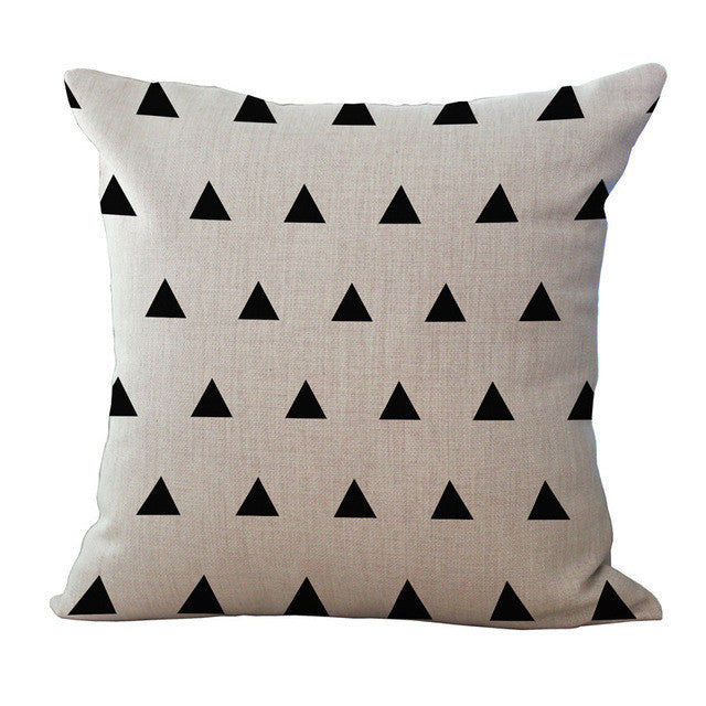 Stylish Black and White Abstract Pillow Cases - Soft & Breathable Bedding for Home Decor, Living Room, Bedroom - Perfect for Modern & Minimalist Interiors