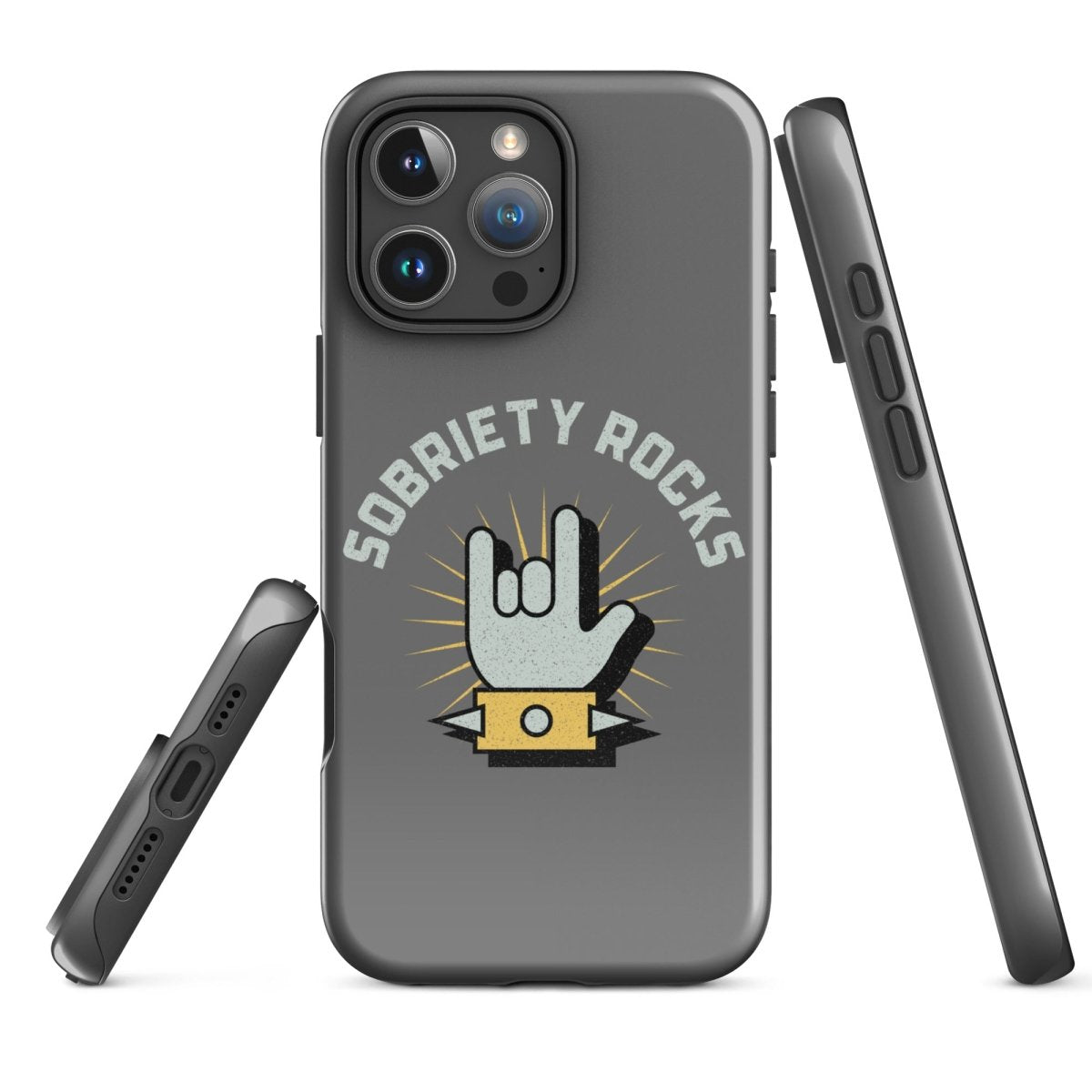 Premium Sobriety Rocks Tough Case for iPhone® - Durable Protection for Everyday Use & Outdoor Adventures