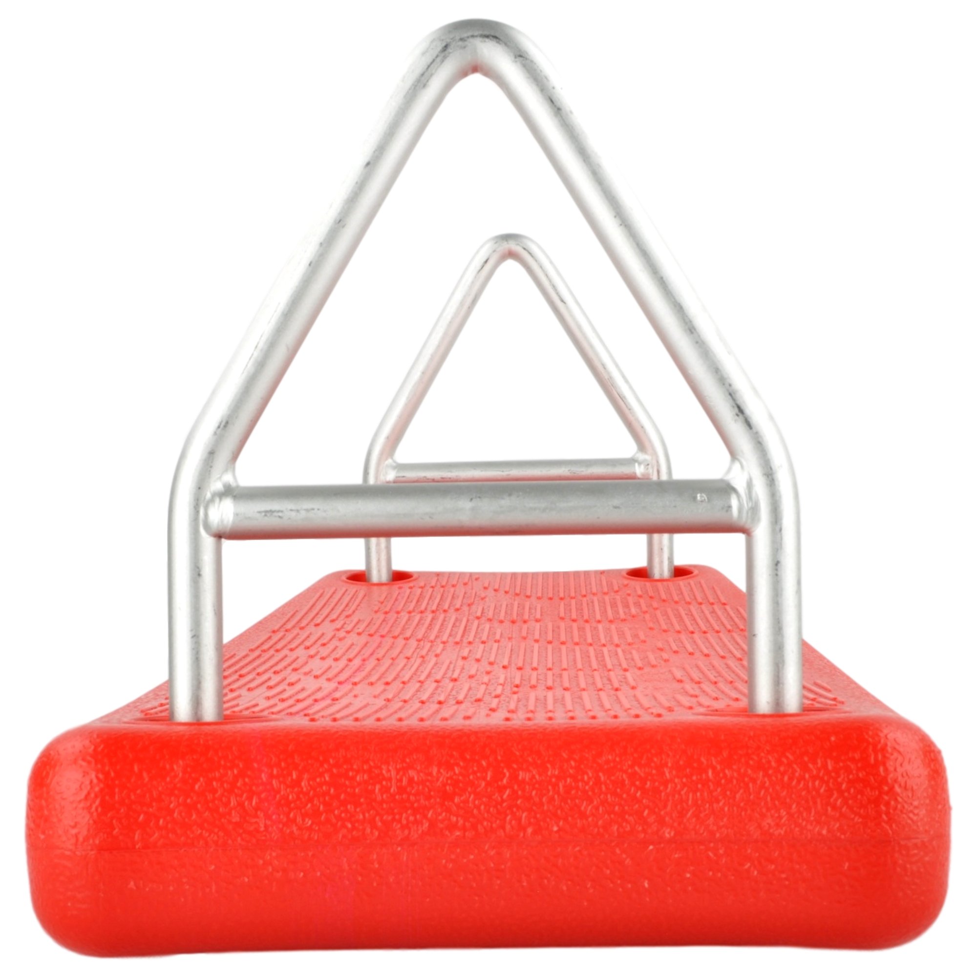 Red Swing Set Flat Seat with SSS Logo Sticker for Outdoor Play