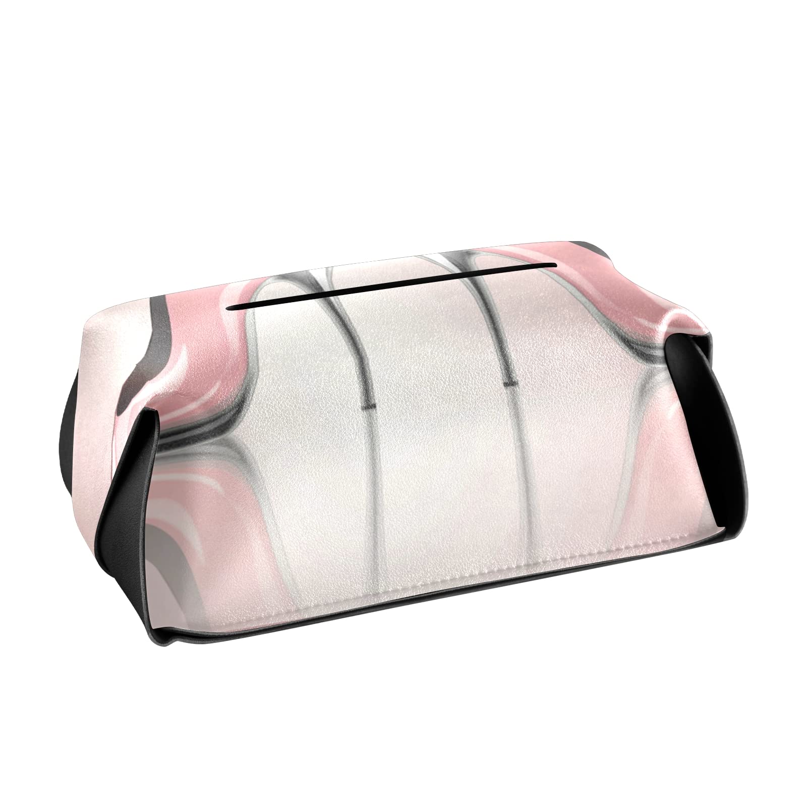 ALAZA Elegant Butterfly Leather Tissue Box Cover - Decorative Home & Office Organizer for Desk, Bathroom, Living Room - 9.4 x 5.1 x 3.6 Inches - Perfect for Gift, Wedding, Housewarming & Interior Decor