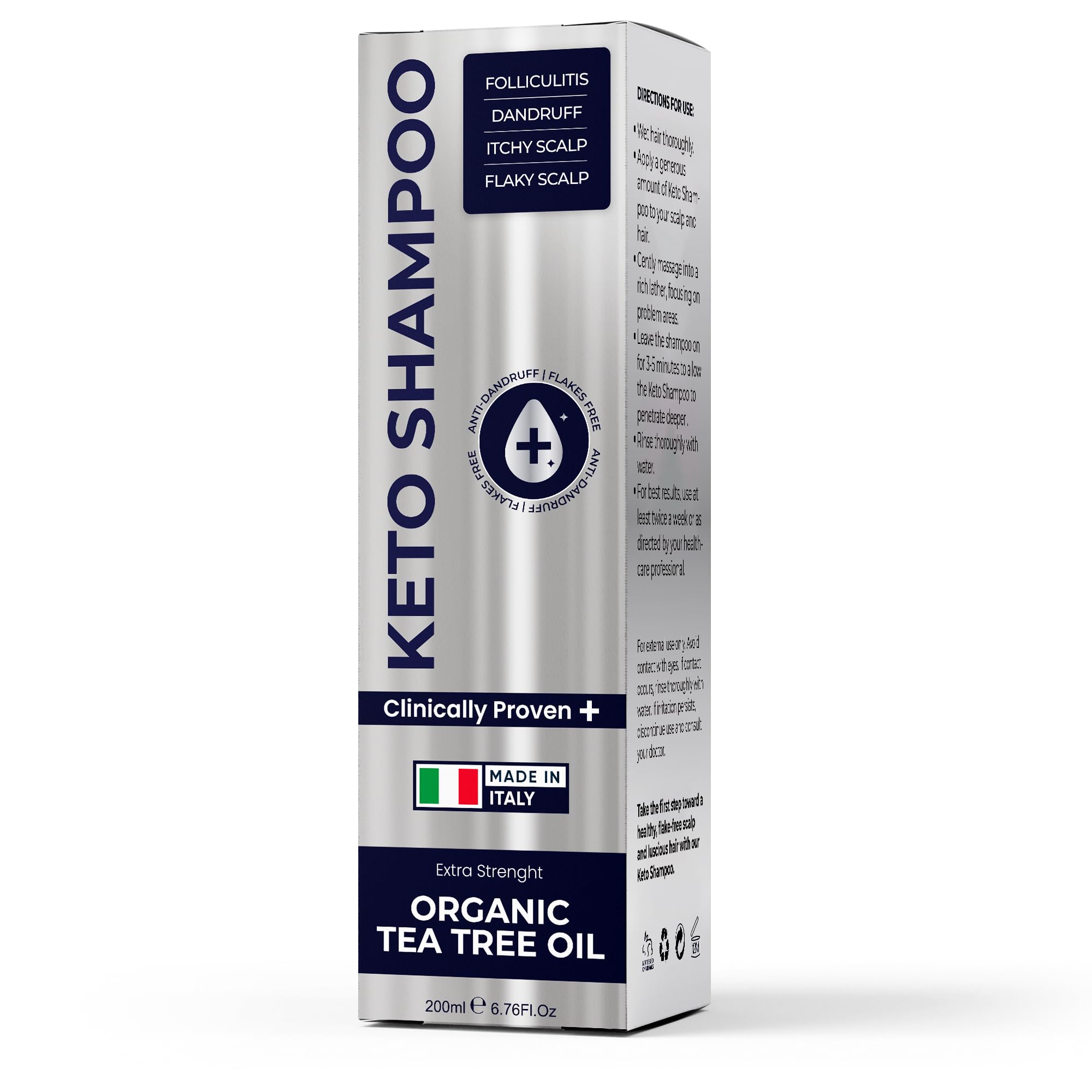 Best Anti Dandruff Shampoo for Dry Scalp & Itchy Hair - Sulfate Free Formula for Men & Women - Perfect for Daily Use & Scalp Care