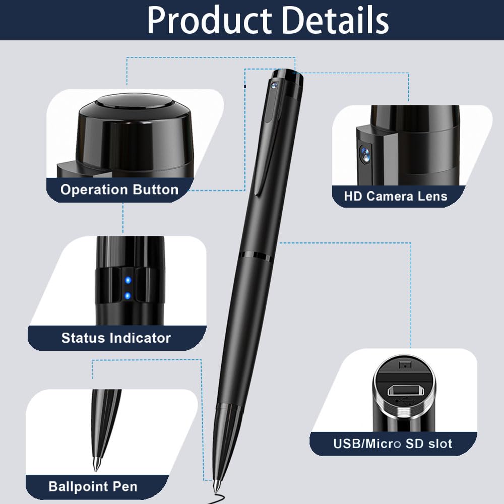 2024 Upgraded Hidden Spy Camera - 1080P FHD Mini Nanny Cam for Home Security & Indoor Surveillance | Discreet Monitoring for Baby, Elderly Care, Office & Retail Store Protection