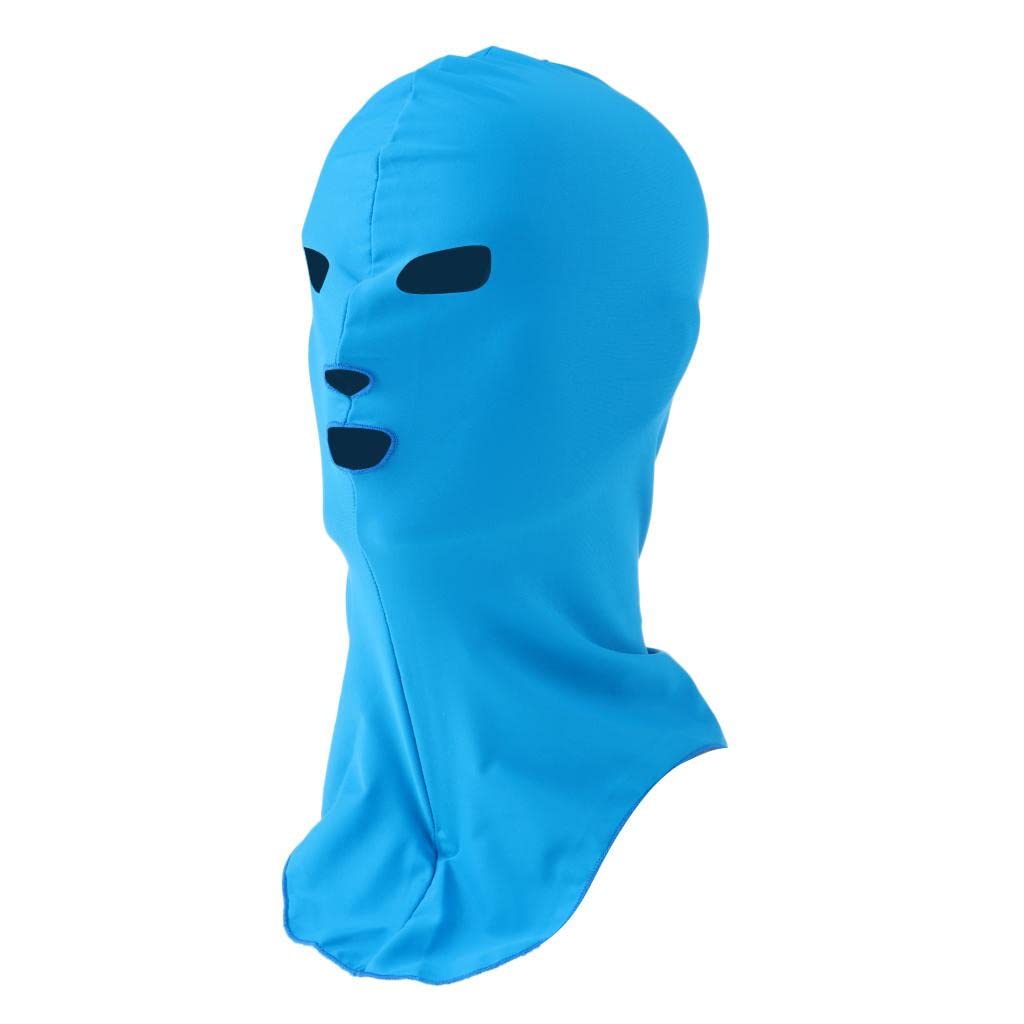 UV Protection Swim Cap with Face Mask - Waterproof Sunblock Head Hood for Swimming, Snorkeling & Outdoor Water Activities