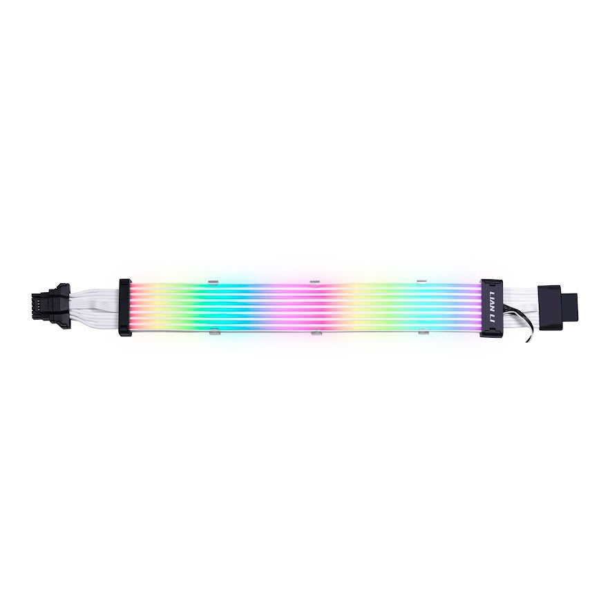 Lian Li Strimer Plus V2 12VHPWR RGB LED Power Extension Cable - 8 Lighting Modes for PC Gaming & Custom Builds - Perfect for RTX 40 Series GPUs and High-End Gaming Rigs