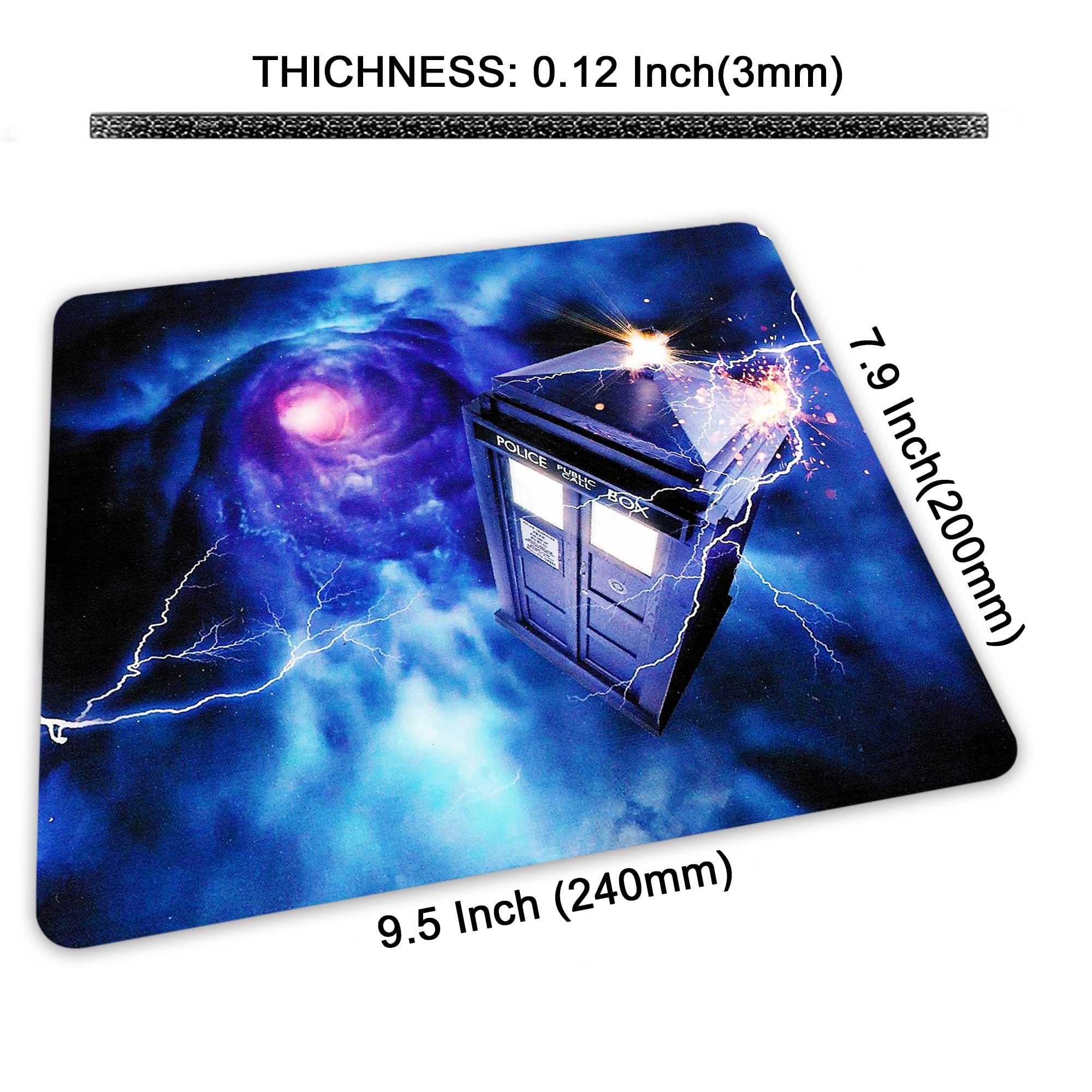 Premium Non-Slip Mouse Pad for Computer & Laptop - Lightning Tornado Design Gaming Mousepad with Rubber Base | Perfect for Office, Gaming & Home Workspace Accessories