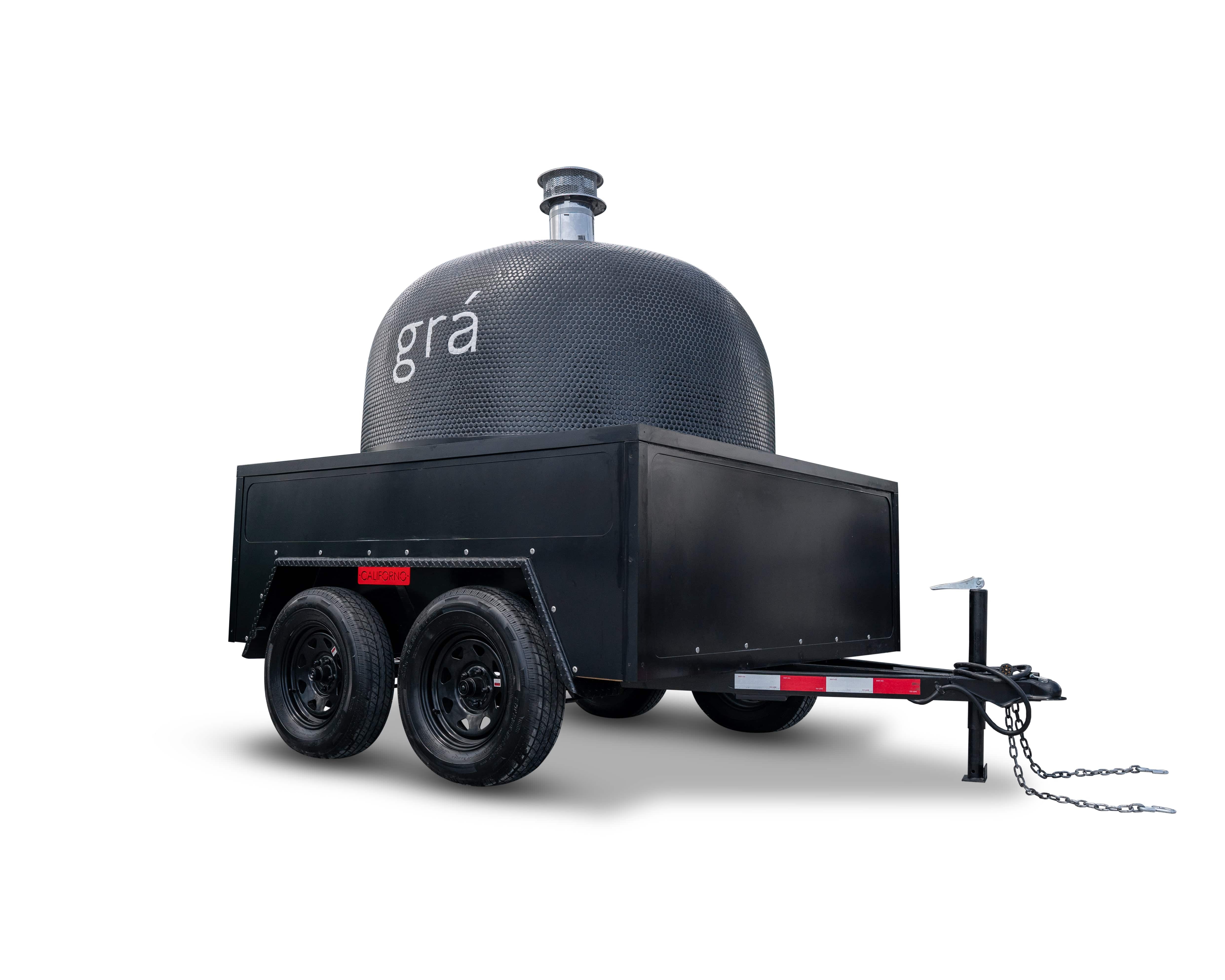 Contempo Pizza Oven Trailer - Portable Wood Fired Pizza Cart for Outdoor Catering, Events & Mobile Pizza Business | Perfect for Parties, Food Trucks & Street Vendors
