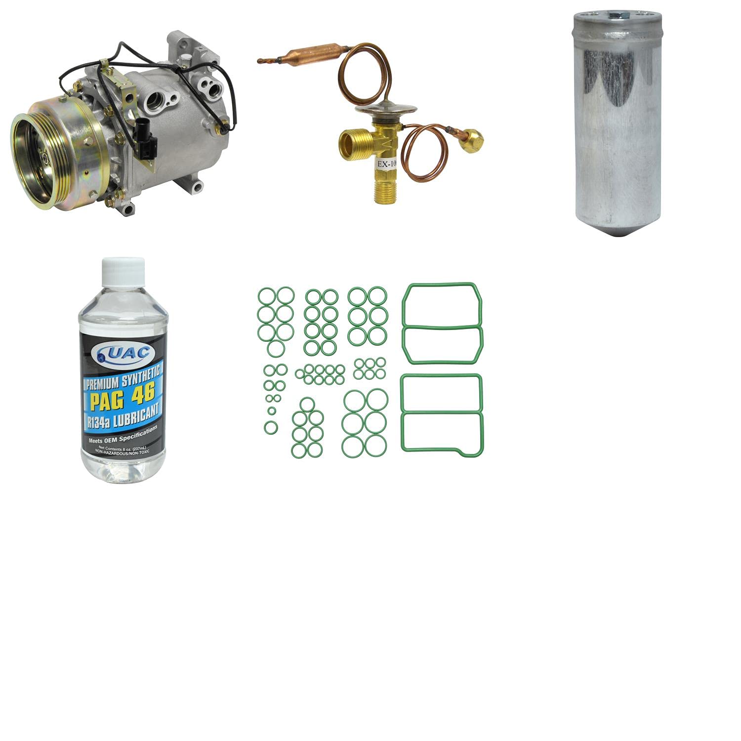 Universal KT 2239 Air Conditioner Compressor Kit - Complete A/C Component Set for Car, Truck & RV - Perfect for AC Repair & Summer Cooling Maintenance