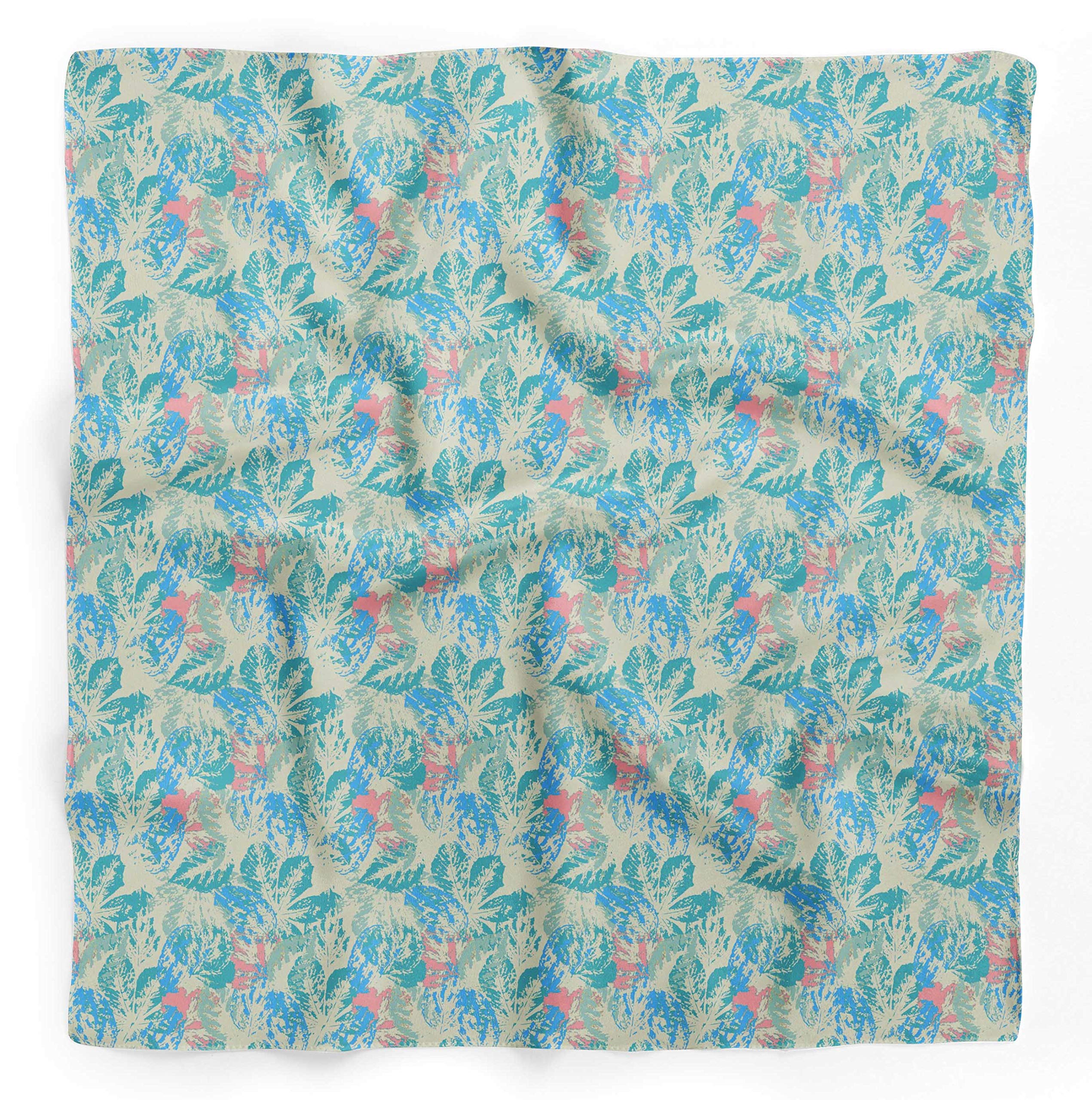 Bimba Pure Silk Printed Head Bandanas & Neck Scarves - Soft Summer Fashion Accessories for Women - Perfect for Beach, Yoga, and Outdoor Activities