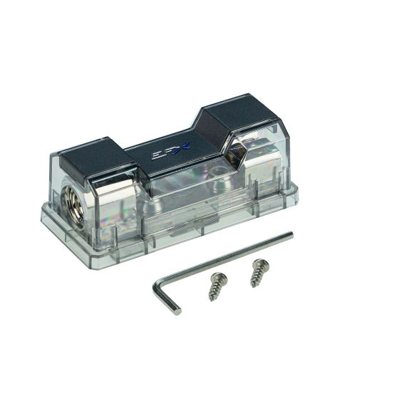 EFX by Scosche DUDB2 0/4 Gauge Dual Universal Distribution Block - Perfect for Car Audio Systems & Marine Applications