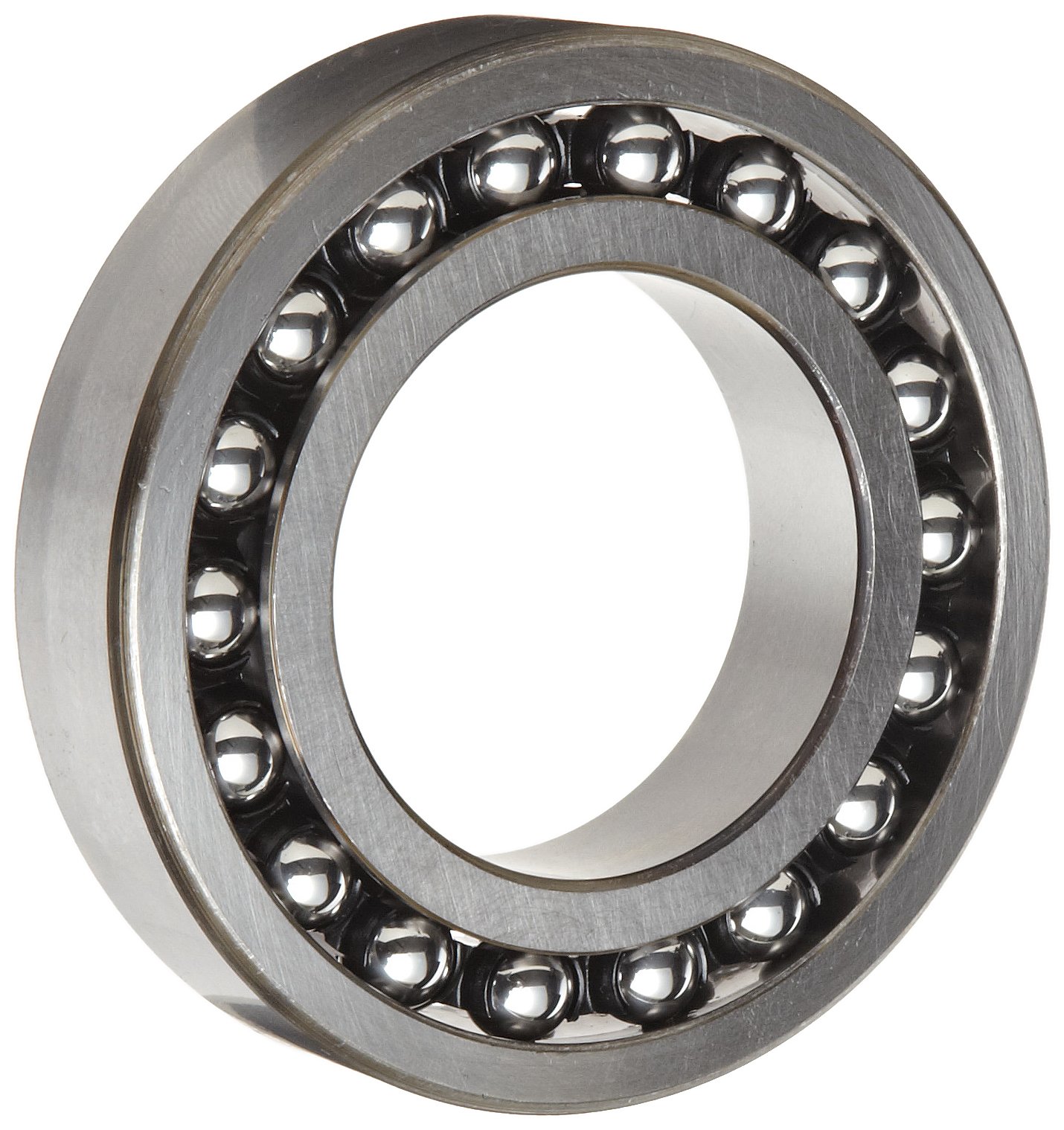 1311K-TV-C3 Double Row Self-Aligning Ball Bearing - Open, Tapered Bore, Nylon Cage, C3 Clearance - 55mm ID, 120mm OD, 29mm Width - 6000 RPM - Metric Size - Ideal for Industrial Machinery, Conveyors & High-Speed Applications