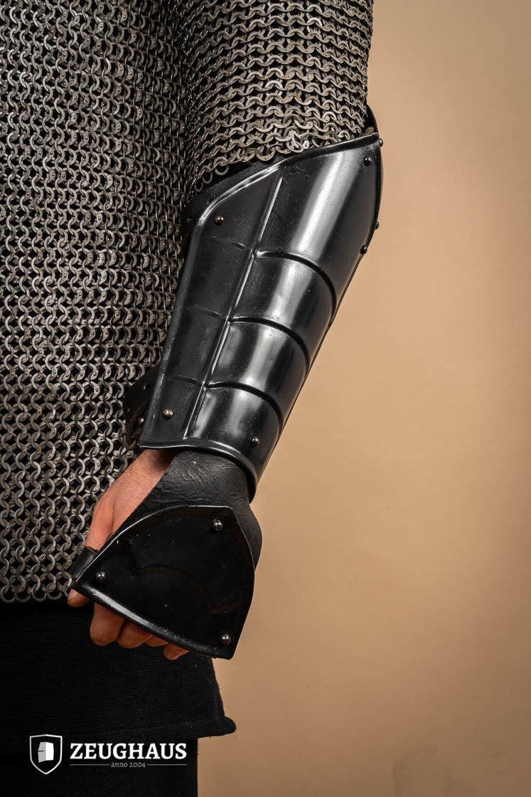 Champion Burnished Bracers - Premium Armor for LARP, Cosplay & Medieval Reenactment