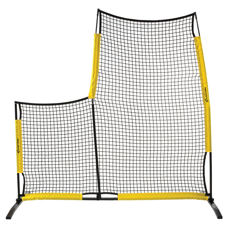 Easton A153016 Pop Up L Screen - Portable Baseball & Softball Pitching Screen for Practice, Training & Games - Lightweight & Durable Backstop for Pitchers & Coaches