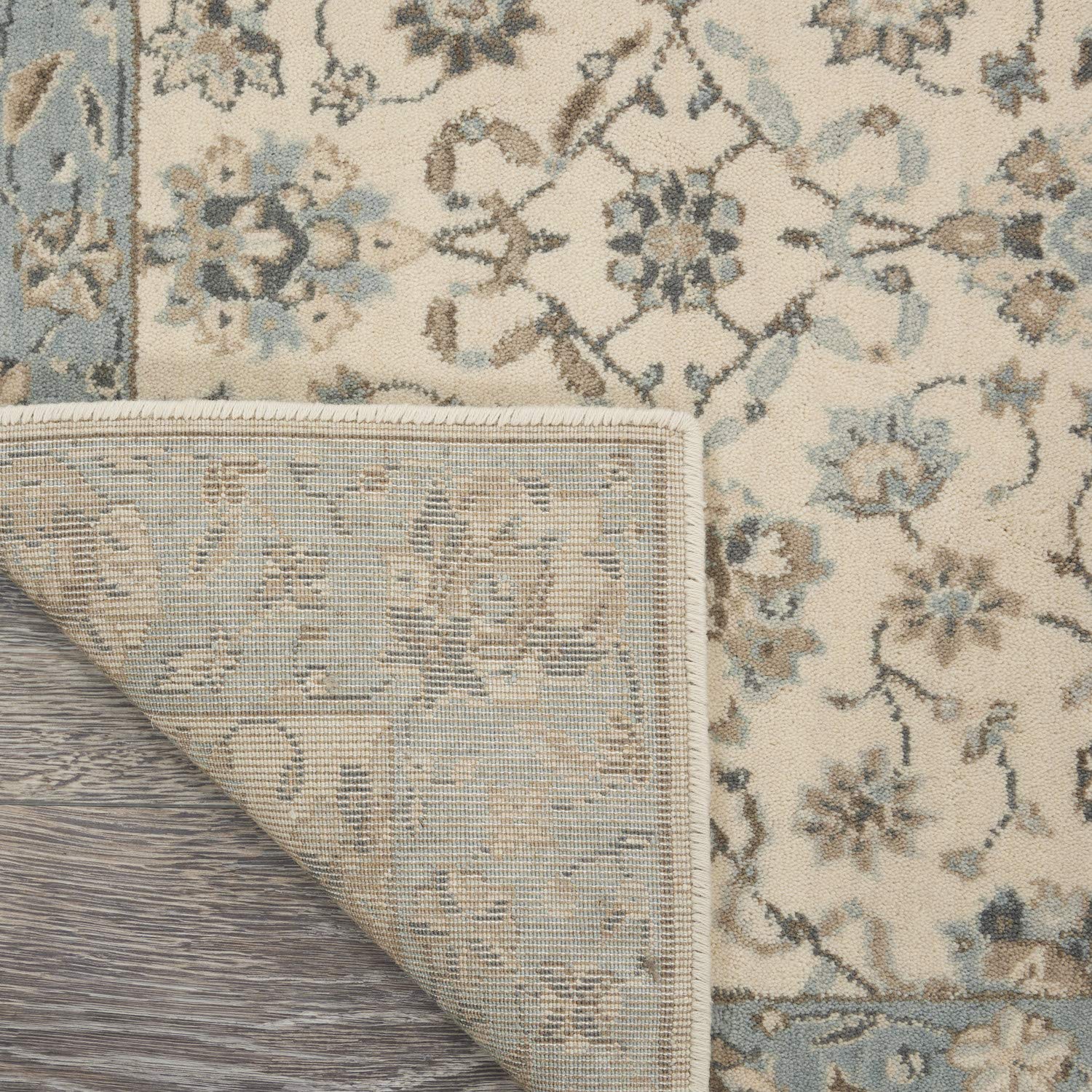 Nourison Living Treasures Persian Ivory/Aqua 2'6