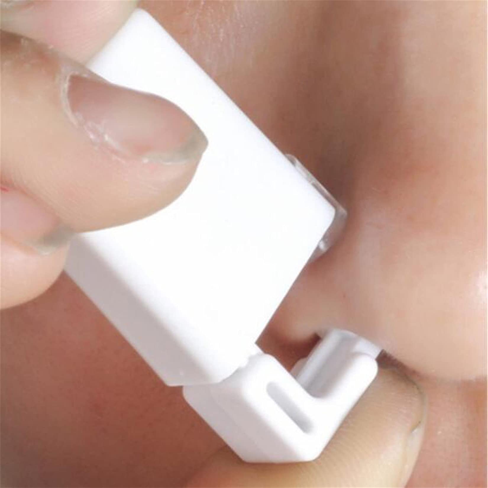 Self Ear Piercing Gun Kit - Safe & Easy DIY Ear Piercing Tool with Pink Diamond Stud Earrings for Adults & Teens | Perfect for Home Use, Gifts & First-Time Piercing