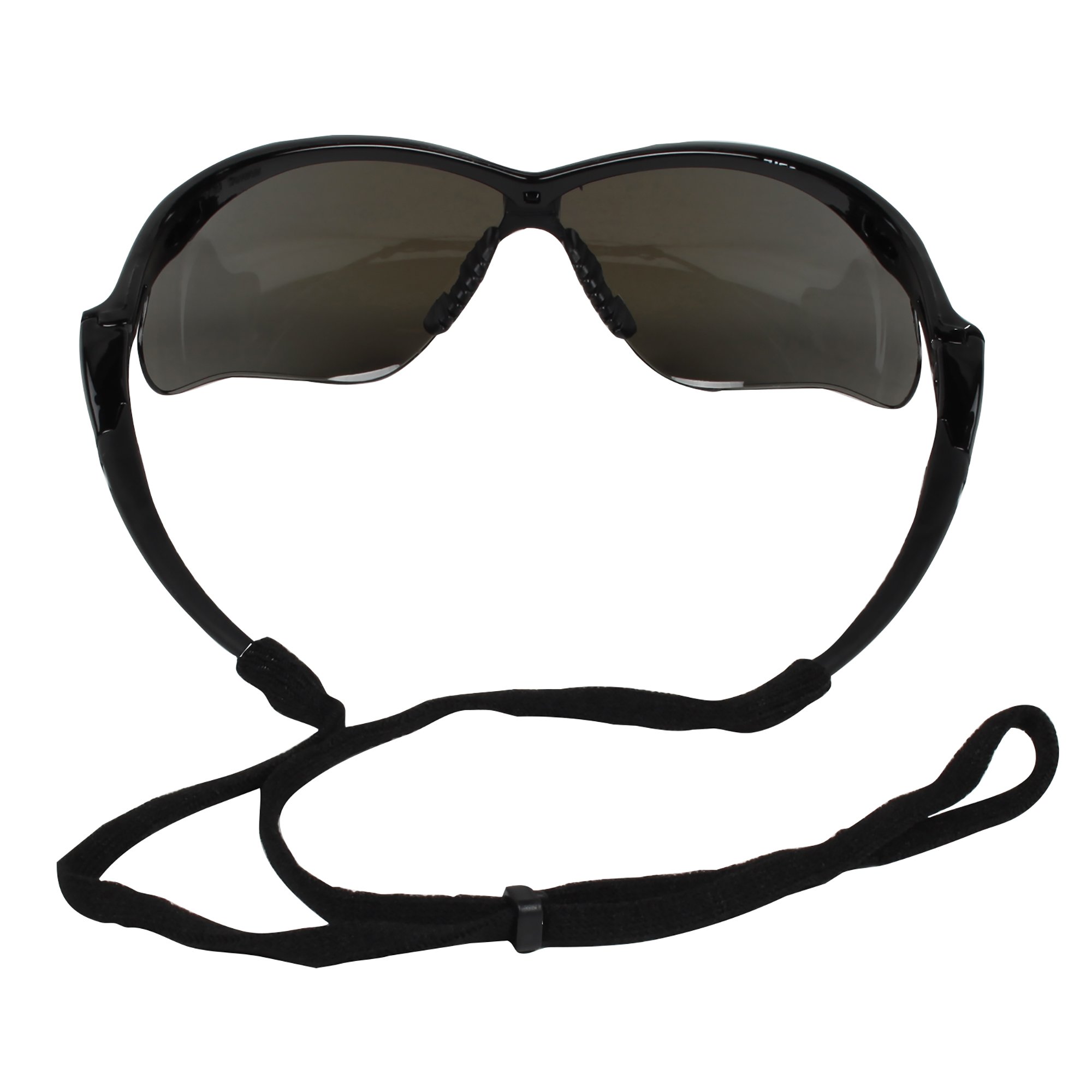 KleenGuard Nemesis CSA Safety Glasses (20382) - CSA Certified Protective Eyewear with Blue Mirror Lens & Black Frame - 12 Pairs/Case - Ideal for Construction, Woodworking, and Industrial Safety Use