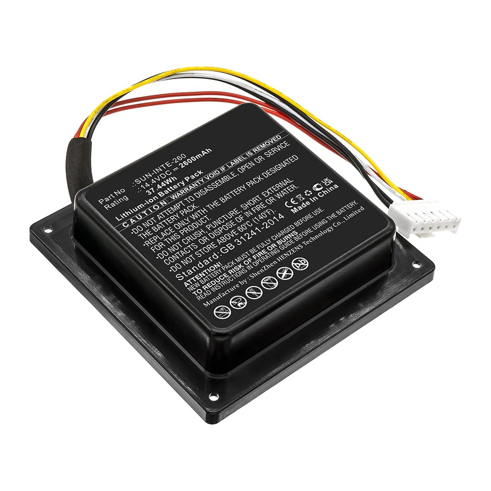 Synergy Digital Replacement Battery for JBL SUN-INTE-260 Speaker - 14.4V 2600mAh Li-ion Power Pack - Perfect for Outdoor Parties, Camping & Portable Audio Systems