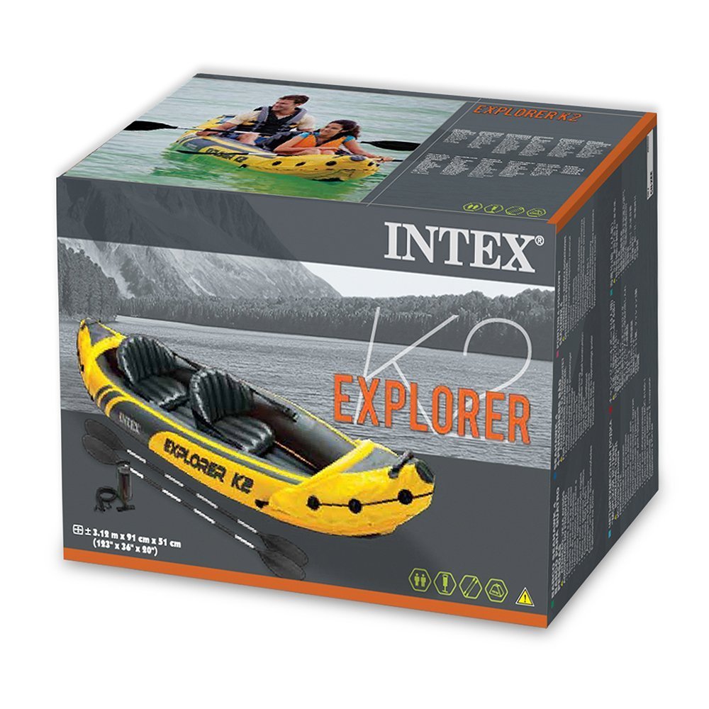 **Kayak Explorer K2 – Premium Inflatable Kayak for Adults – Lightweight & Portable for Lakes, Rivers & Ocean – Perfect for Fishing, Camping & Adventure**