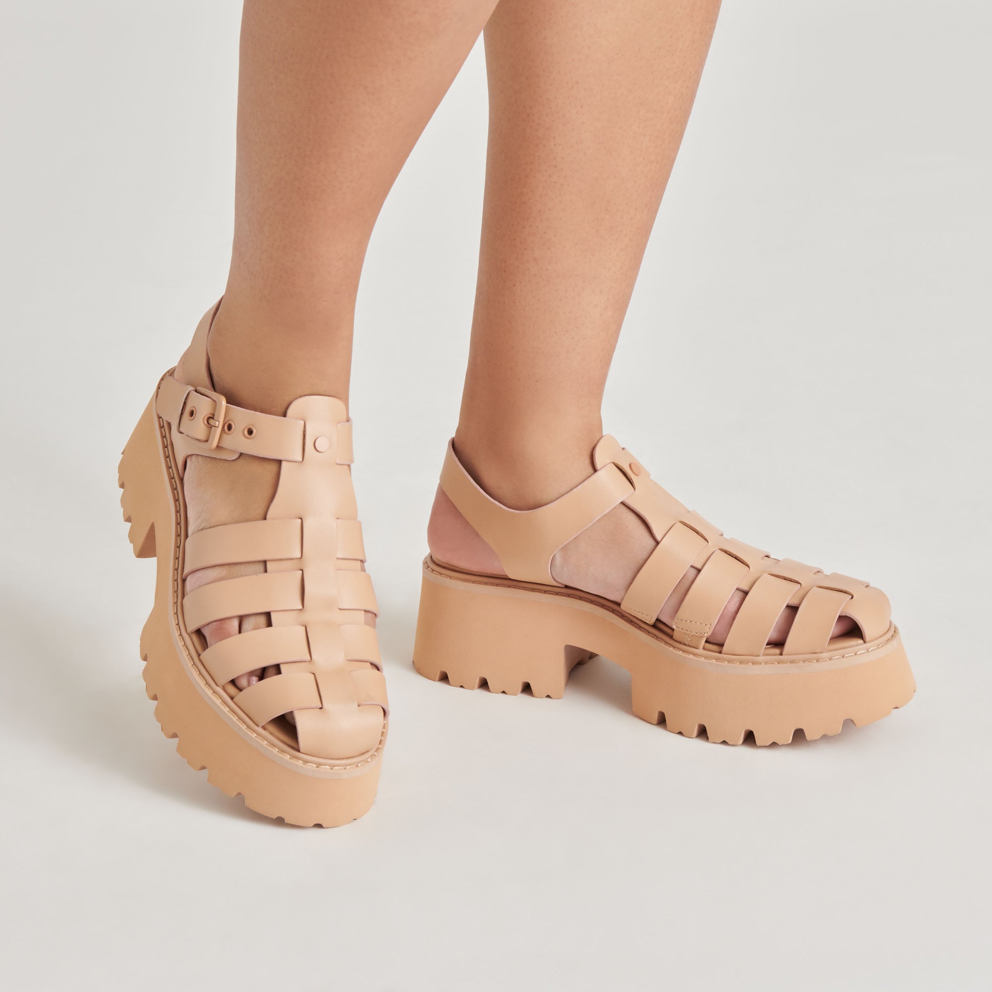 LASLY Women's Tonal Sandals - Comfortable Leather Slide Sandals for Women, Casual Summer Shoes for Beach, Pool, and Vacation Wear