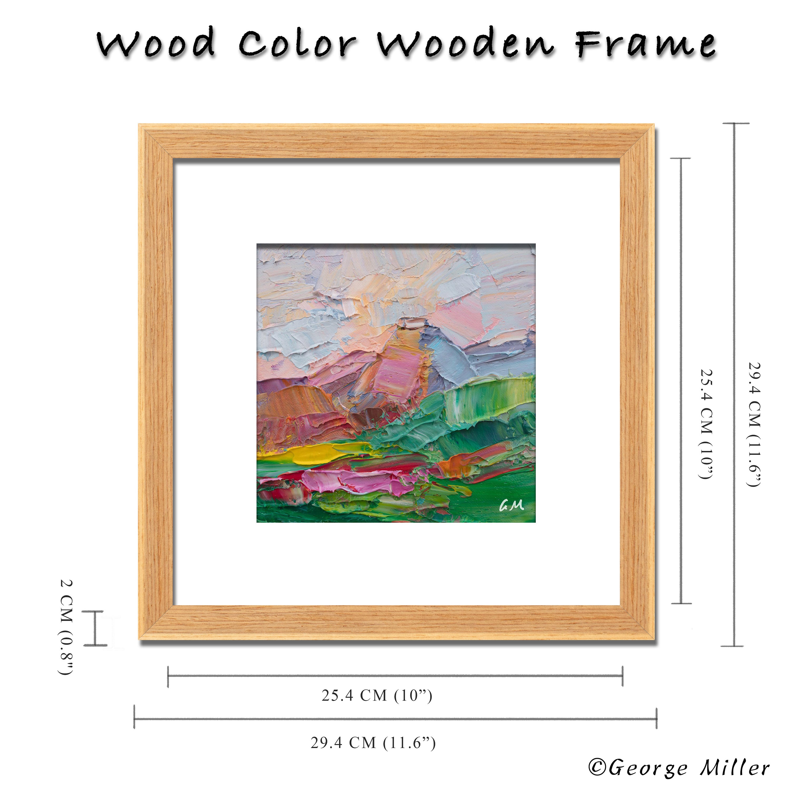 Textured Abstract Landscape Painting - Original Modern Expressionist Oil on Canvas Artwork - Perfect for Living Room, Bedroom & Office Decor