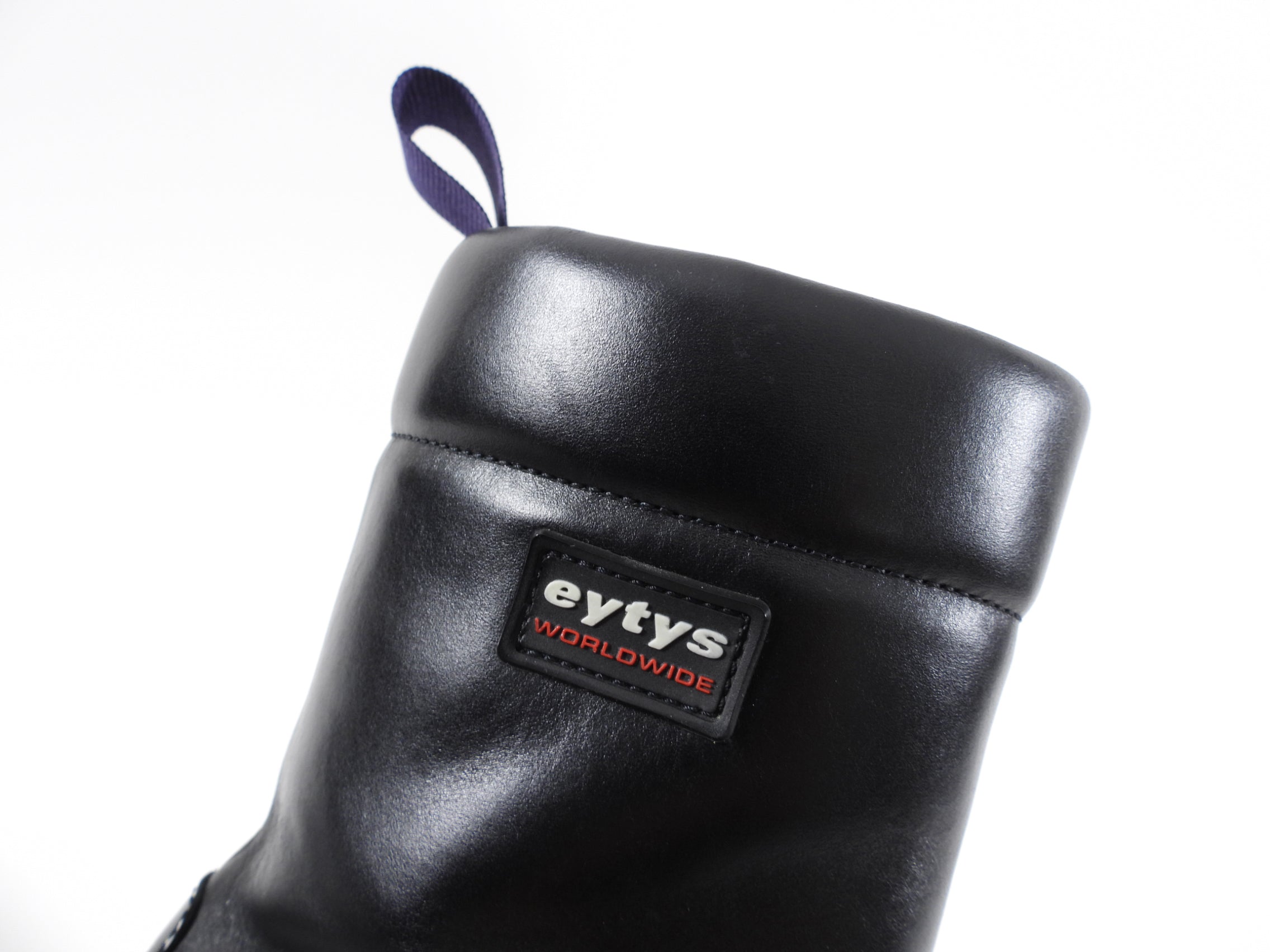 Eytys Black Leather Gaia Ankle Boots Women's Size 7 (EU 37) - Stylish & Comfortable for Everyday Wear, Office & Night Out