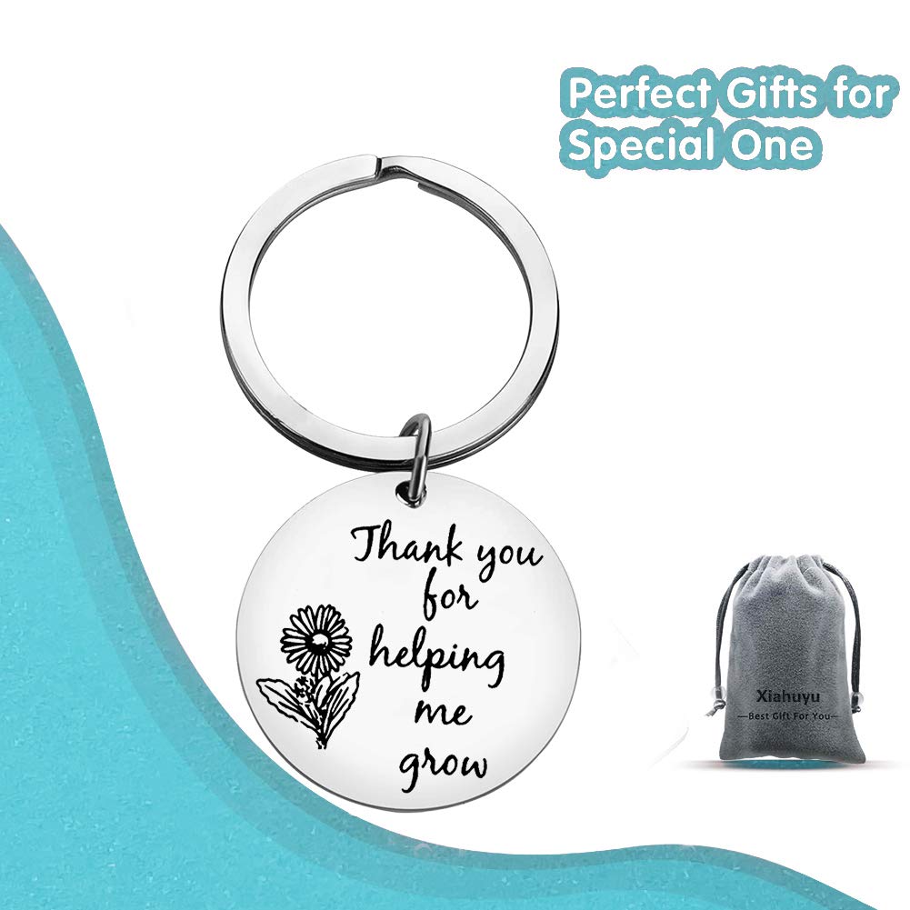 Xiahuyu Teacher Keychain - Thoughtful Teacher Appreciation Gift, Graduation Present, Thank You Gift for Educators - Perfect for Christmas, Birthday & End of Year Celebrations - Ideal for Classroom Gifts, Teacher Recognition & Student Appreciation
