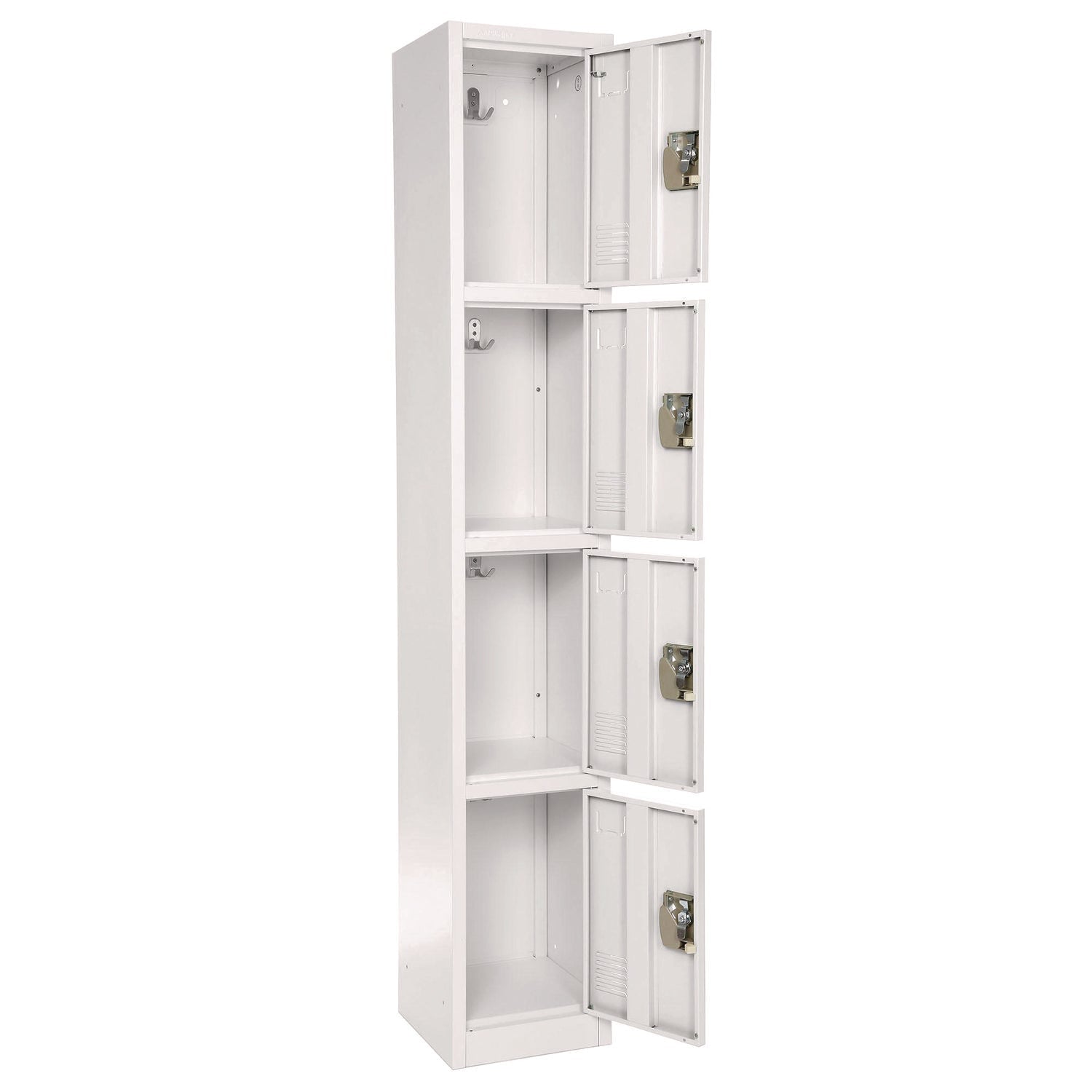 AdirOffice 4 Compartment Steel Storage Locker - 12
