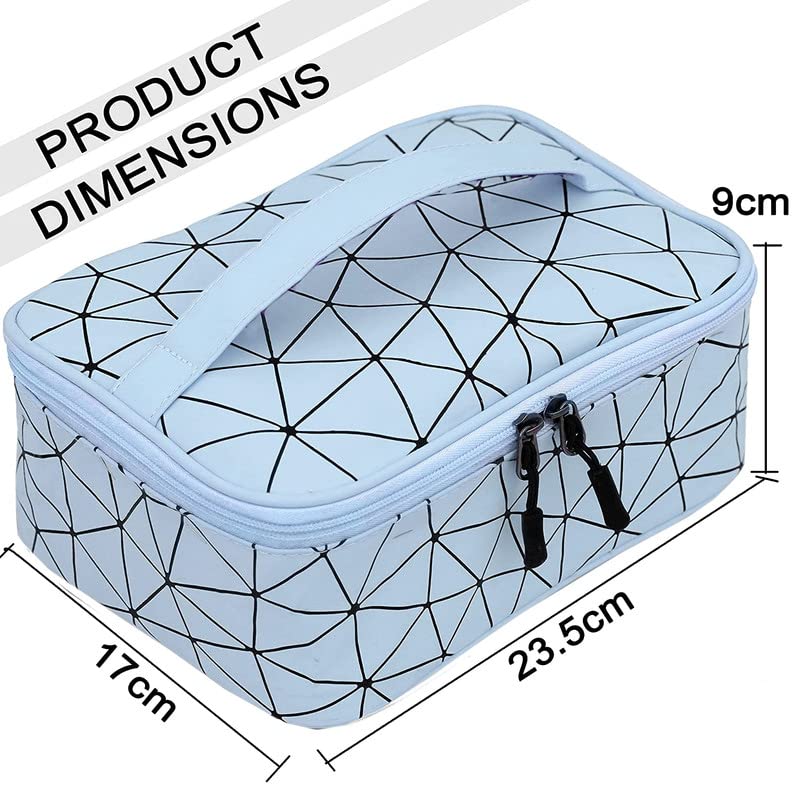 Multipurpose Cosmetic Travel Organizer Bag - Waterproof Makeup Pouch & Toiletry Bag for Men & Women | Perfect for Airplane Carry-on, Gym Essentials & Vacation Packing