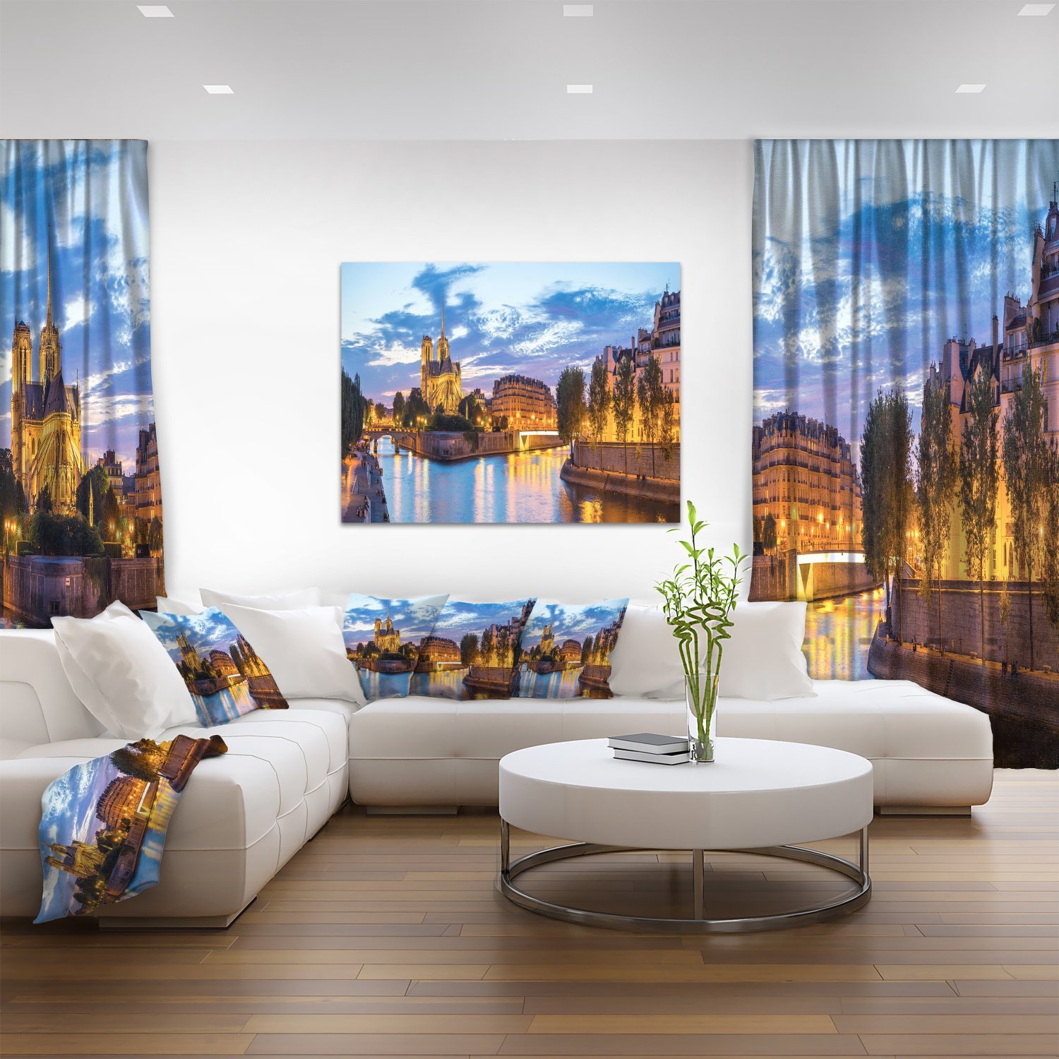 Notre Dame Cathedral Landscape Photography Canvas Art - Stunning Wall Decor for Living Room, Bedroom & Office - Perfect Gift for Home & Interior Design