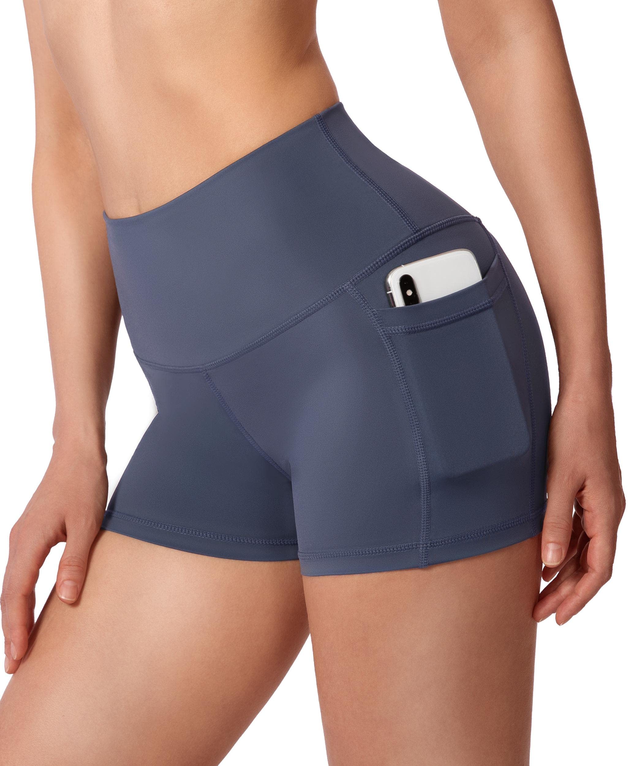 High Waist Yoga Shorts for Women - 8