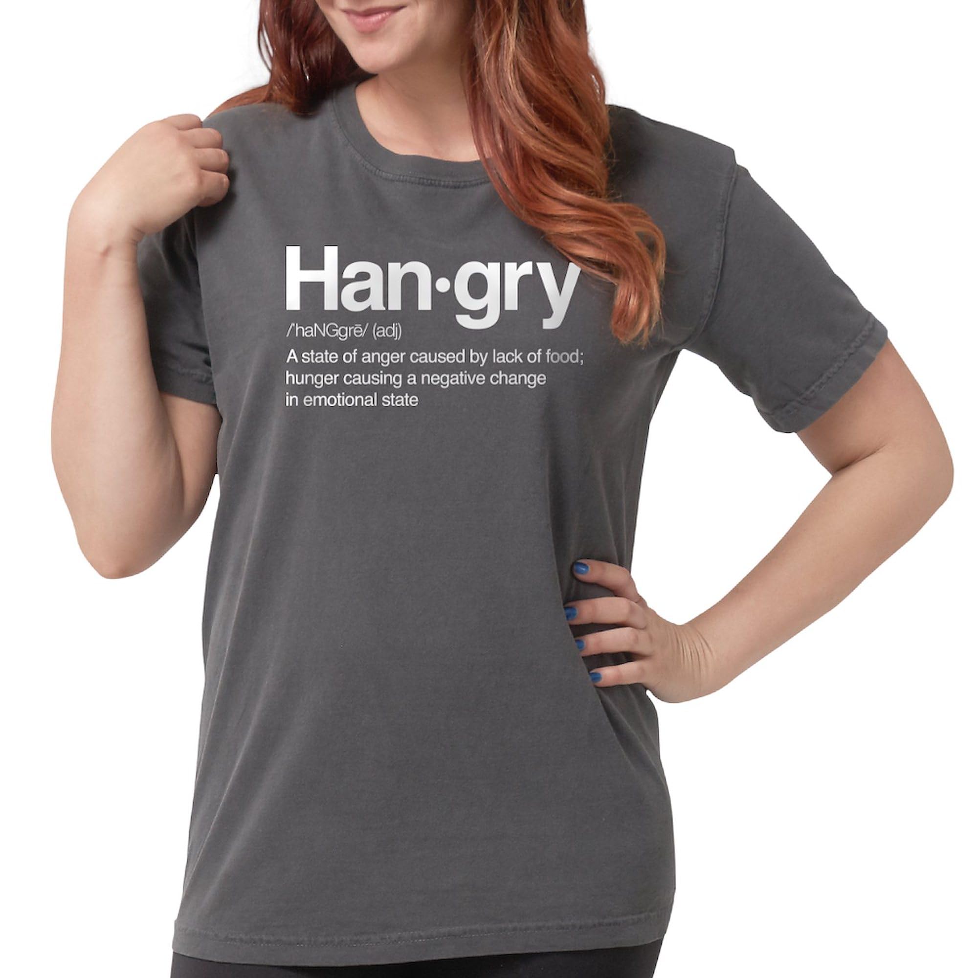 Hangry Definition Women's Comfort Colors T-Shirt - Funny Sarcastic Graphic Tee for Casual Wear & Gifts