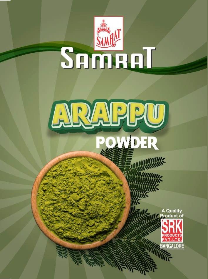 Organic SAMRAT Shikakai Powder 500g & Arappu Powder 400g Combo Pack for Hair Care - Natural Ayurvedic Herbs for Hair Growth, Dandruff Treatment & Scalp Health | Perfect for DIY Hair Masks & Traditional Hair Wash