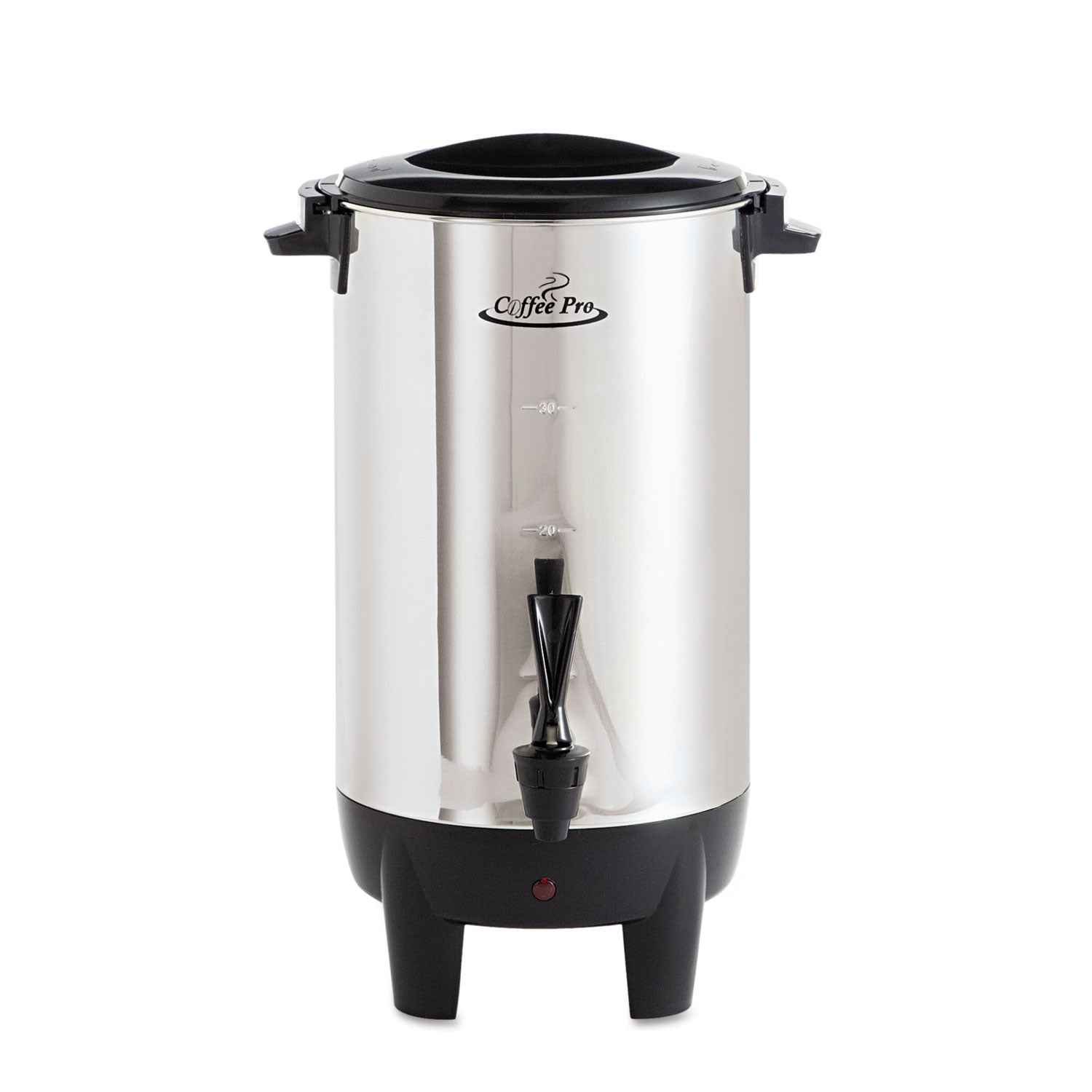 30 Cup Stainless Steel Percolating Coffee Urn - Perfect for Large Gatherings, Events, and Catering Services