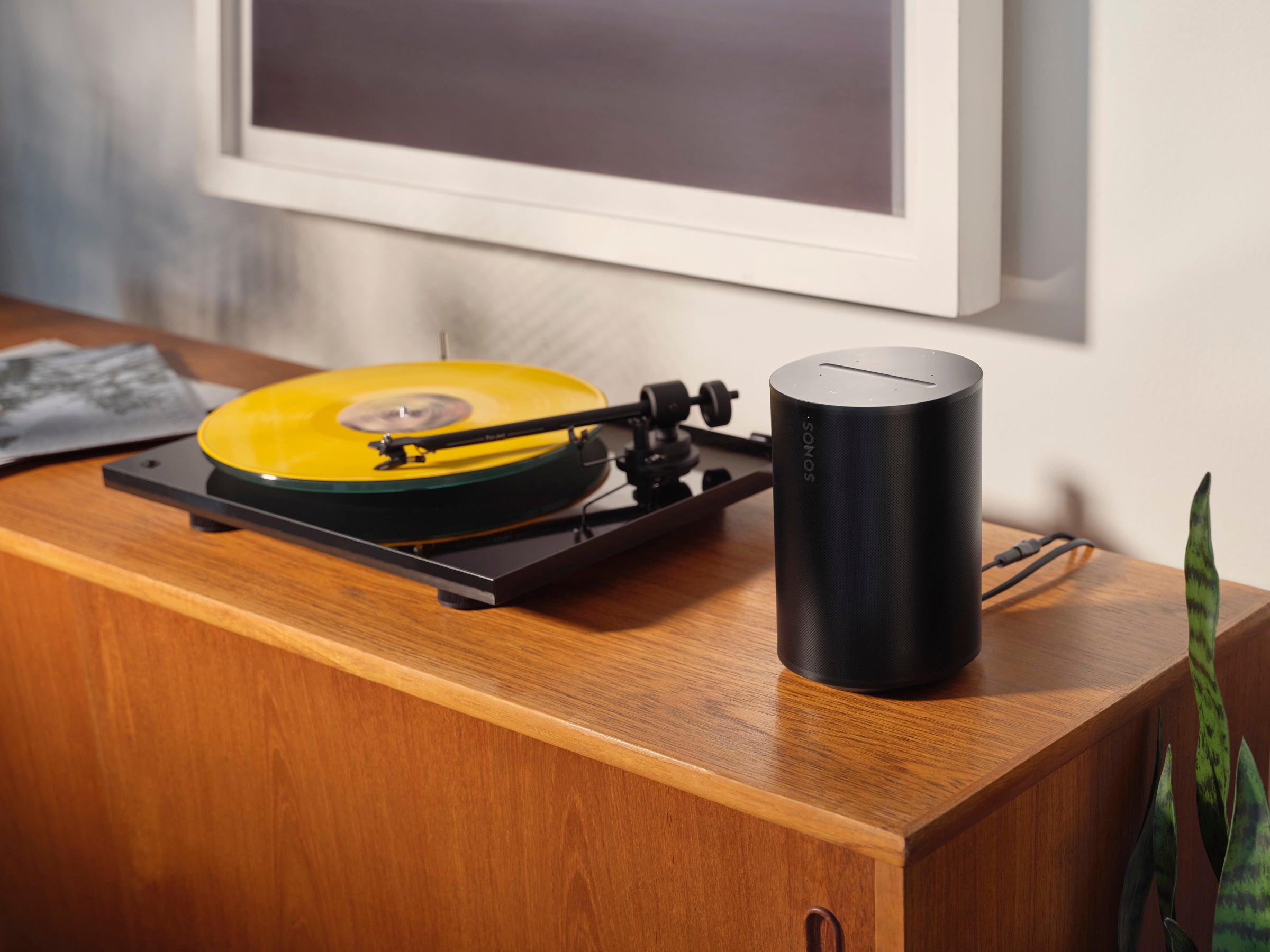 Sonos Era100 Wireless Smart Speaker for Home - Premium Sound, Voice Control, Multi-Room Audio | Perfect for Living Room, Bedroom, or Home Office