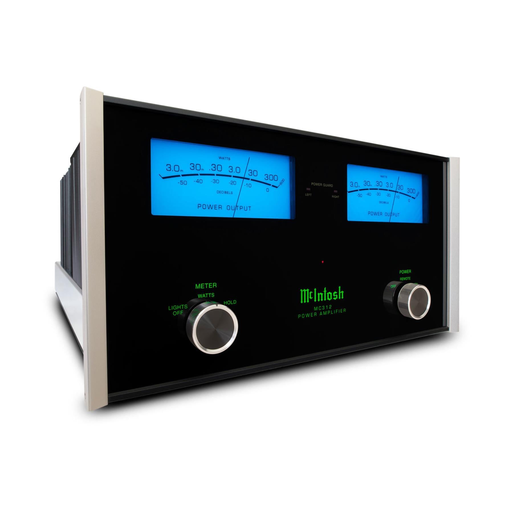 McIntosh MC312 2-Channel Solid State Power Amplifier - High-Fidelity Audio for Home Theater & Stereo Systems | Perfect for Audiophiles & Music Enthusiasts