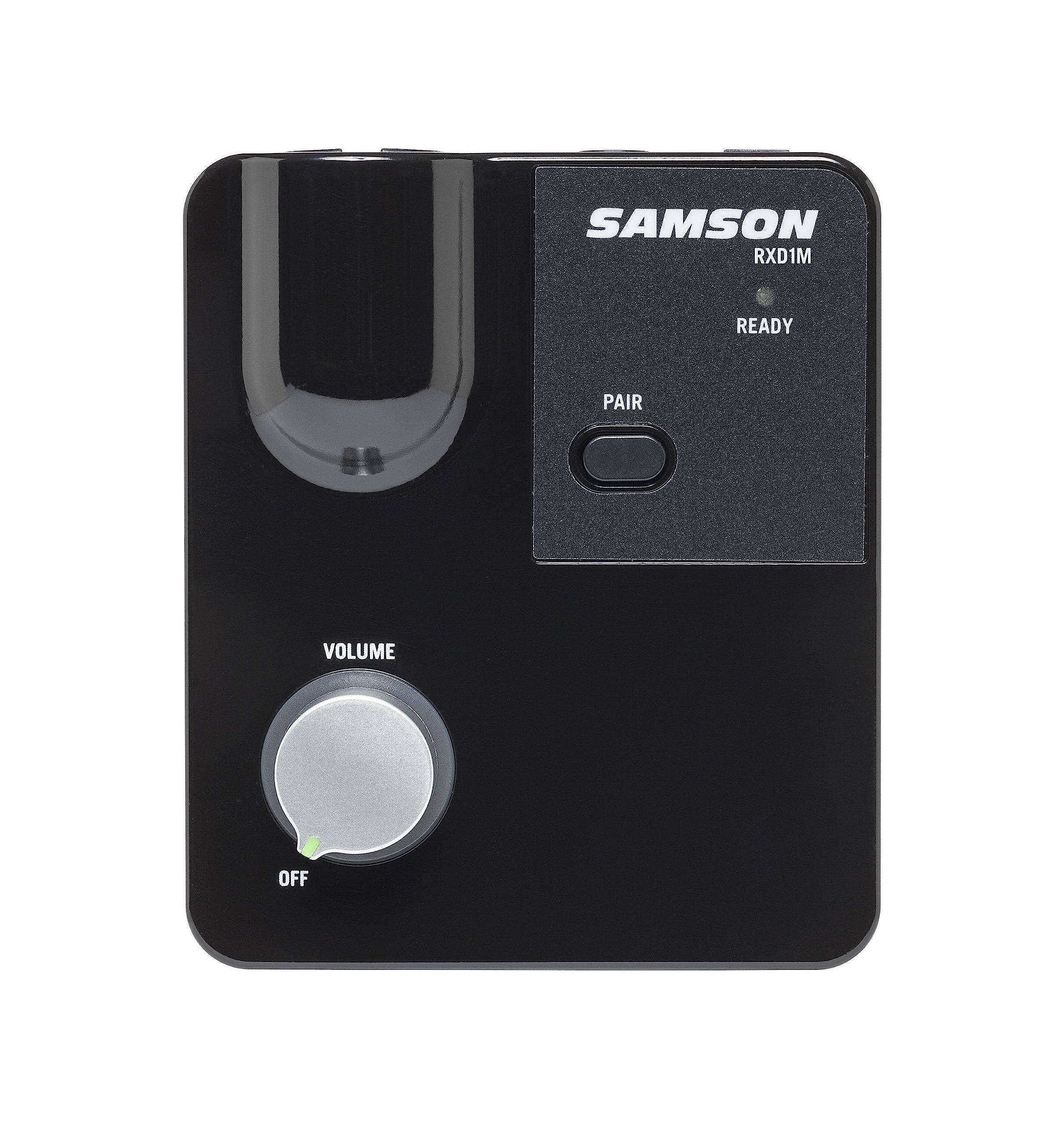 Samson XPDm Digital Wireless Headset System - Professional Microphone Headset for Live Performances, Streaming & Podcasting (Black)