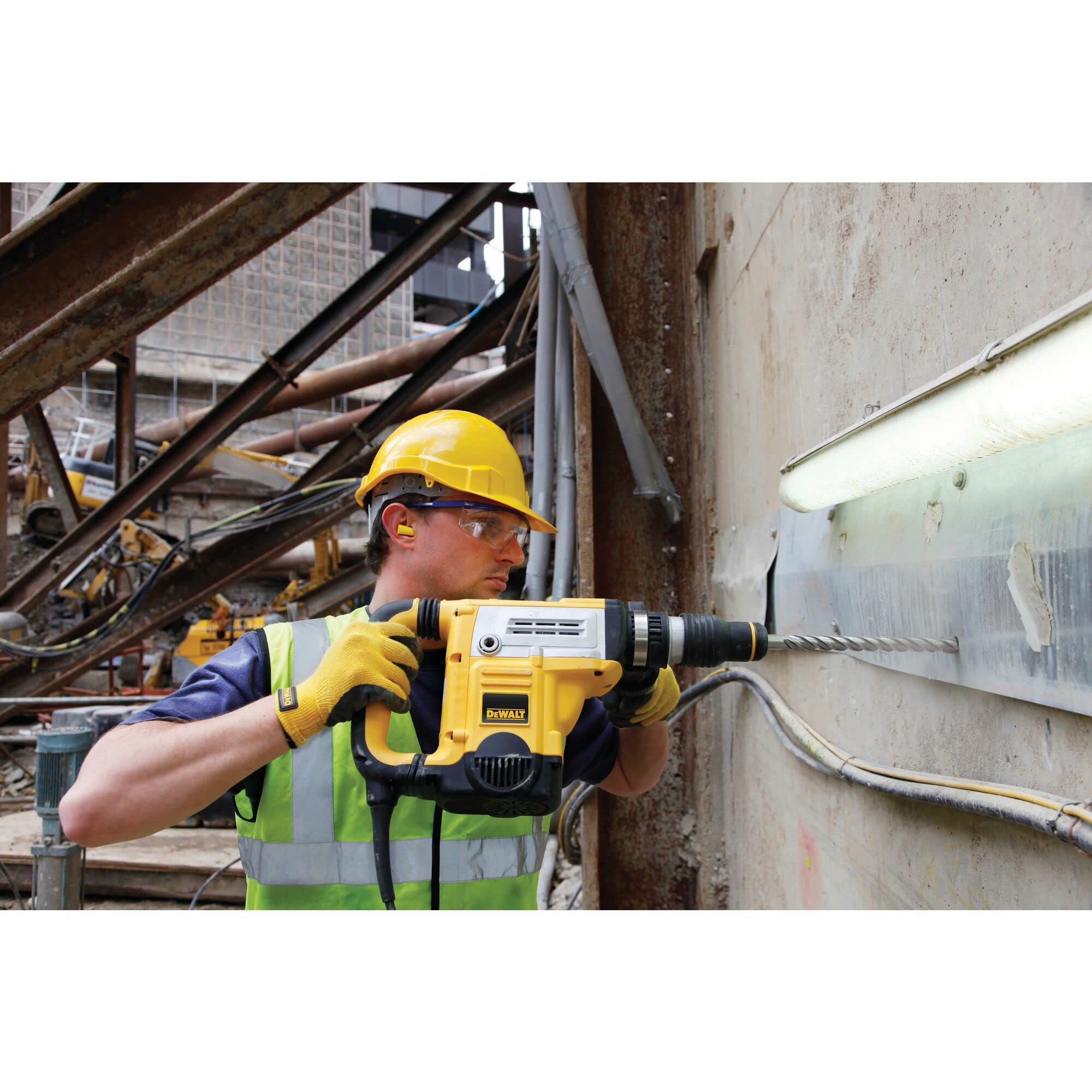 DEWALT DT9448-QZ SDS-Max Rotary Hammer Drill - 1-1/8 Inch (45mm x 570mm x 450mm) - Heavy Duty Concrete Drilling for Construction & Demolition Projects
